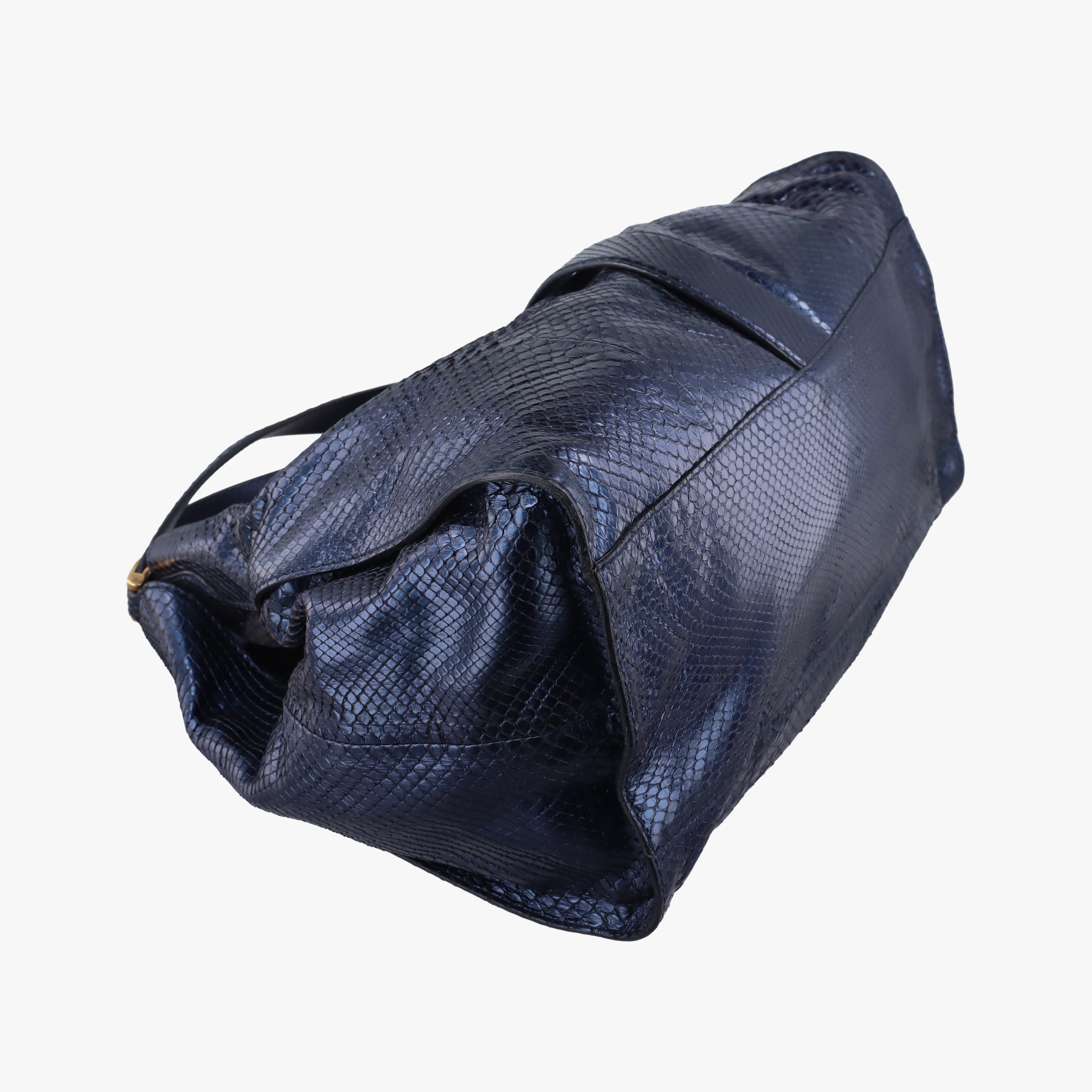 Stirrup Exotic Horsebit Navy snakeskin 296855 H012533357スターラップ エキゾチック ホースビット ネイビー ヘビ革 296855 H012533357