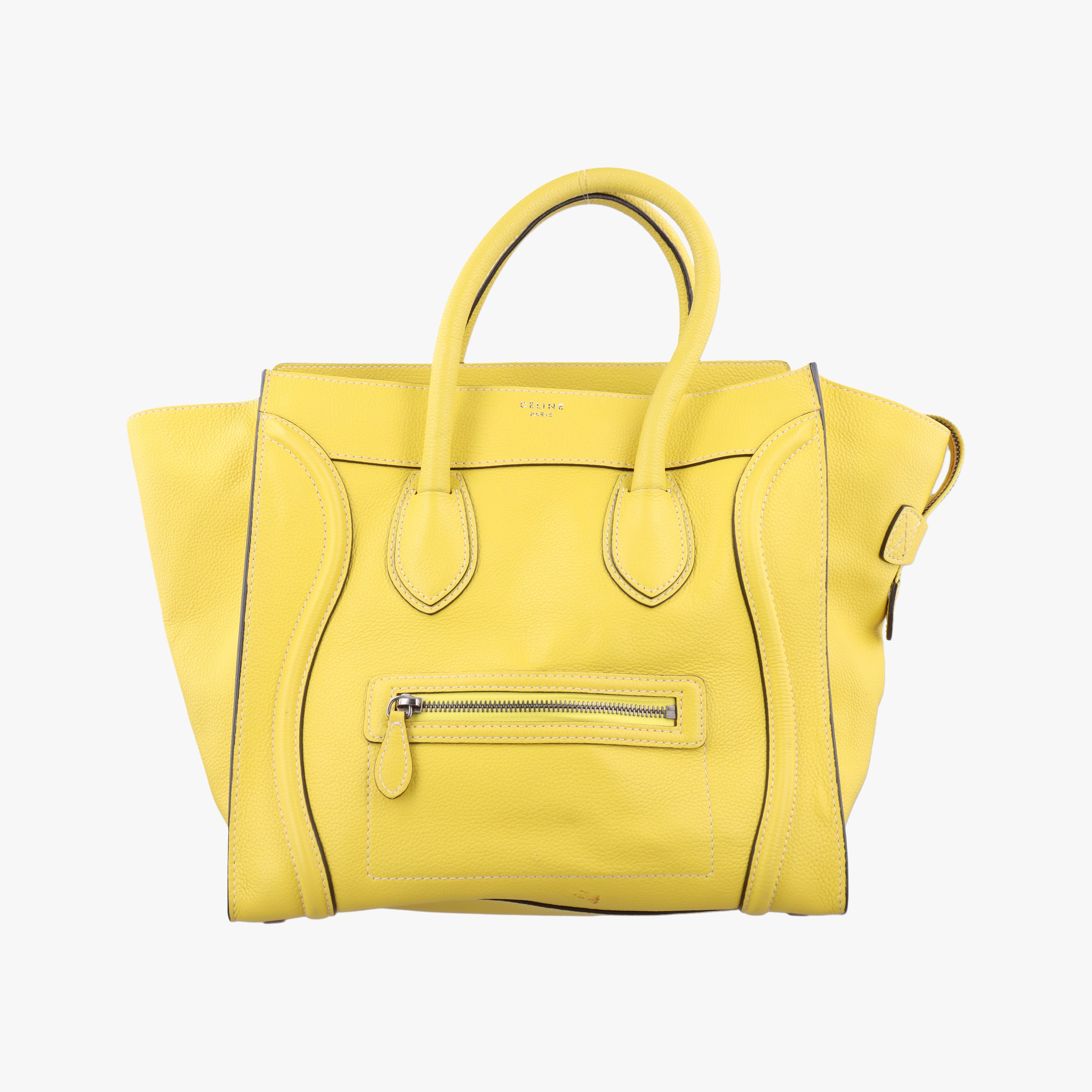 Luggage Mini Shopper Yellow Leather S-AT-0132 S-ZP-0132ラゲージミニショッパー イエロー レザー S-AT-0132 S-ZP-0132
