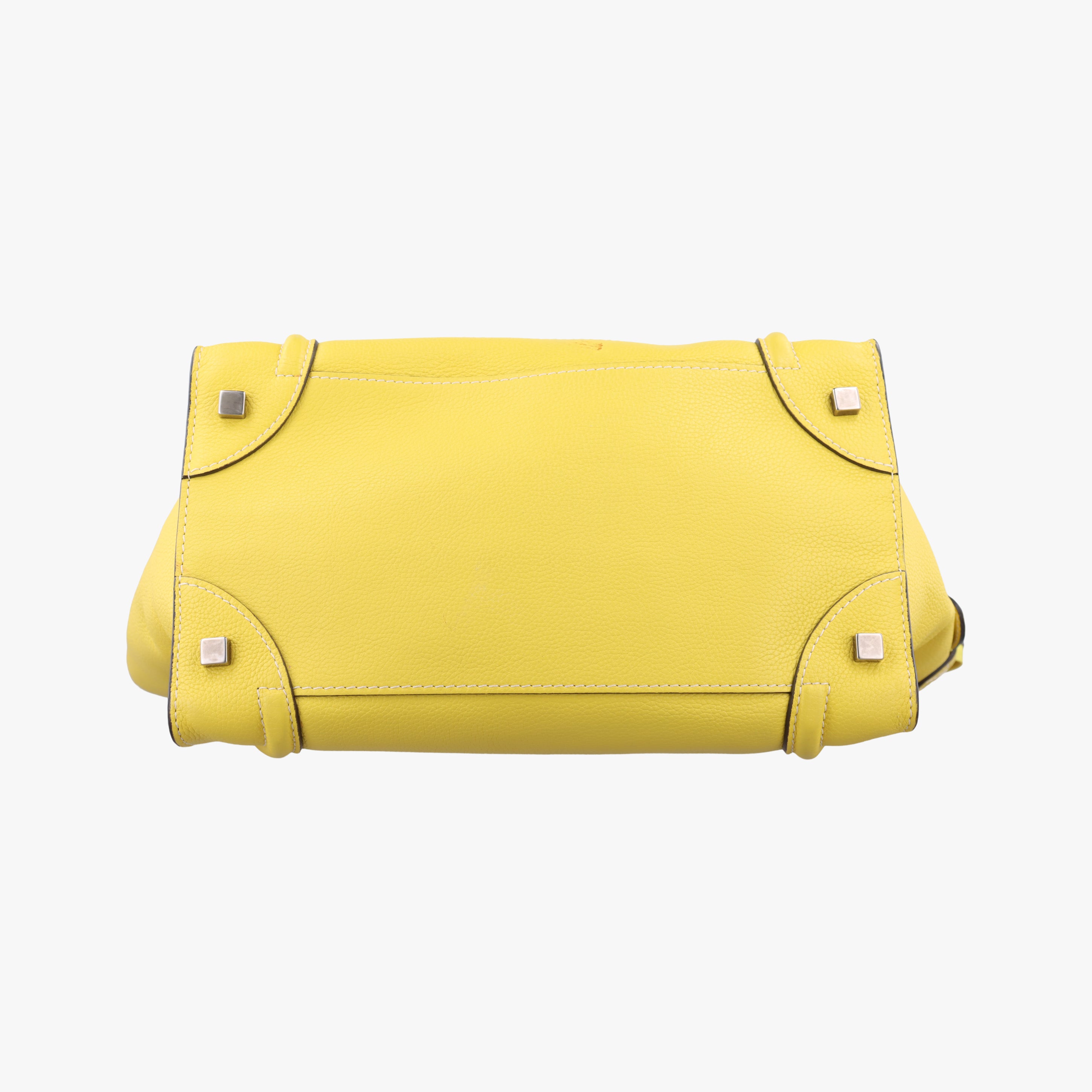 Luggage Mini Shopper Yellow Leather S-AT-0132 S-ZP-0132ラゲージミニショッパー イエロー レザー S-AT-0132 S-ZP-0132