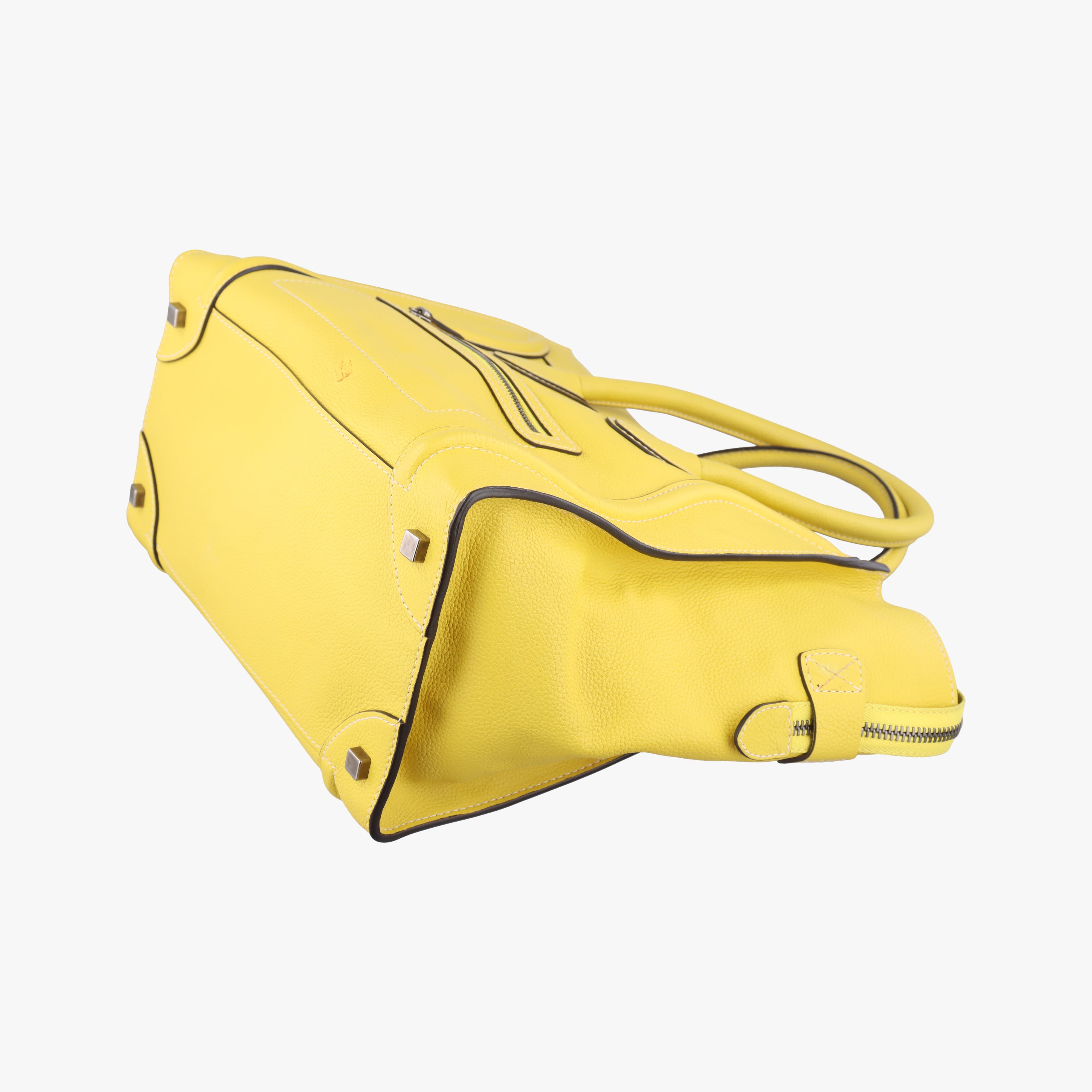 Luggage Mini Shopper Yellow Leather S-AT-0132 S-ZP-0132ラゲージミニショッパー イエロー レザー S-AT-0132 S-ZP-0132