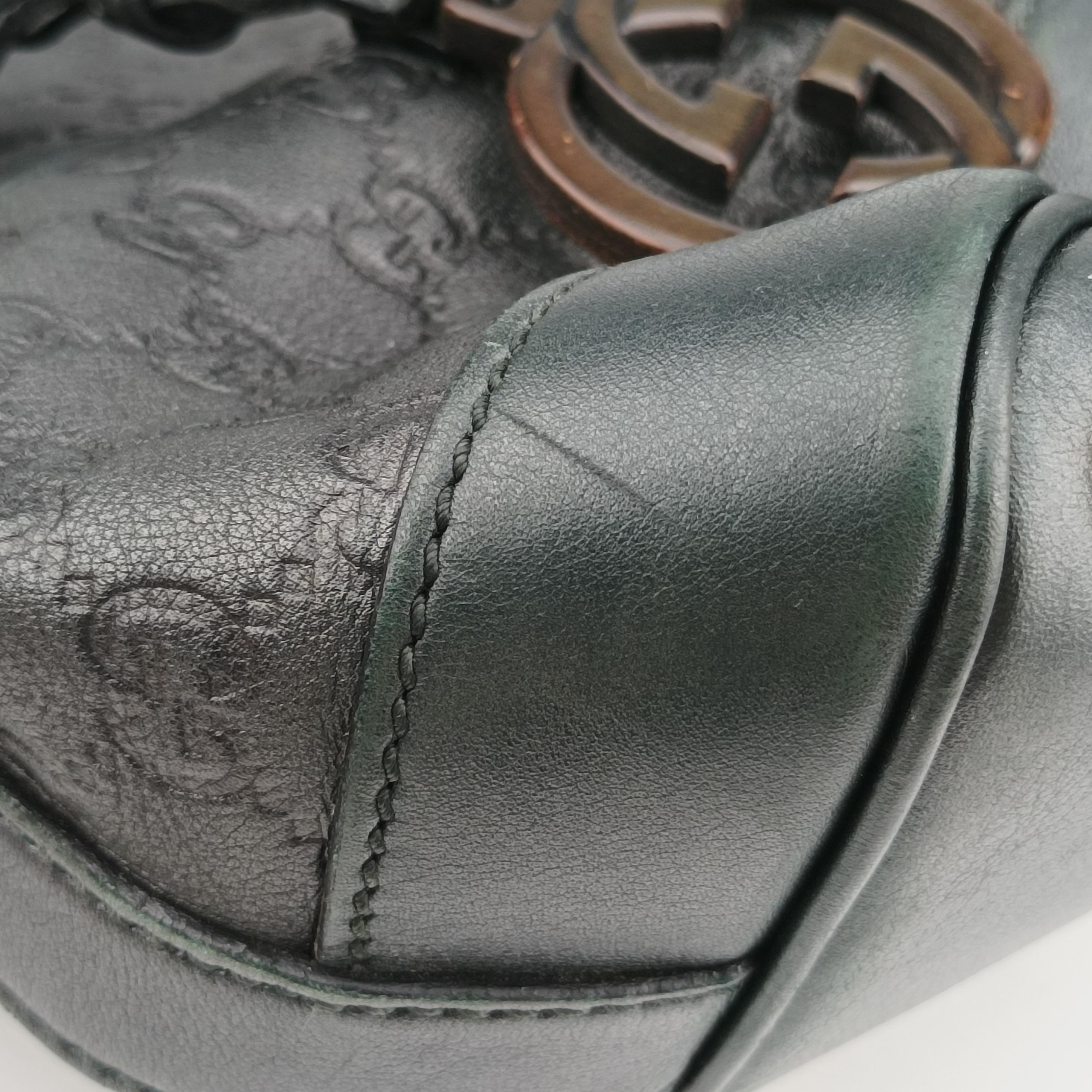 Guccissima Green Leather 247279 G6951397グッチッシマ グリーン レザー 247279 G6951397