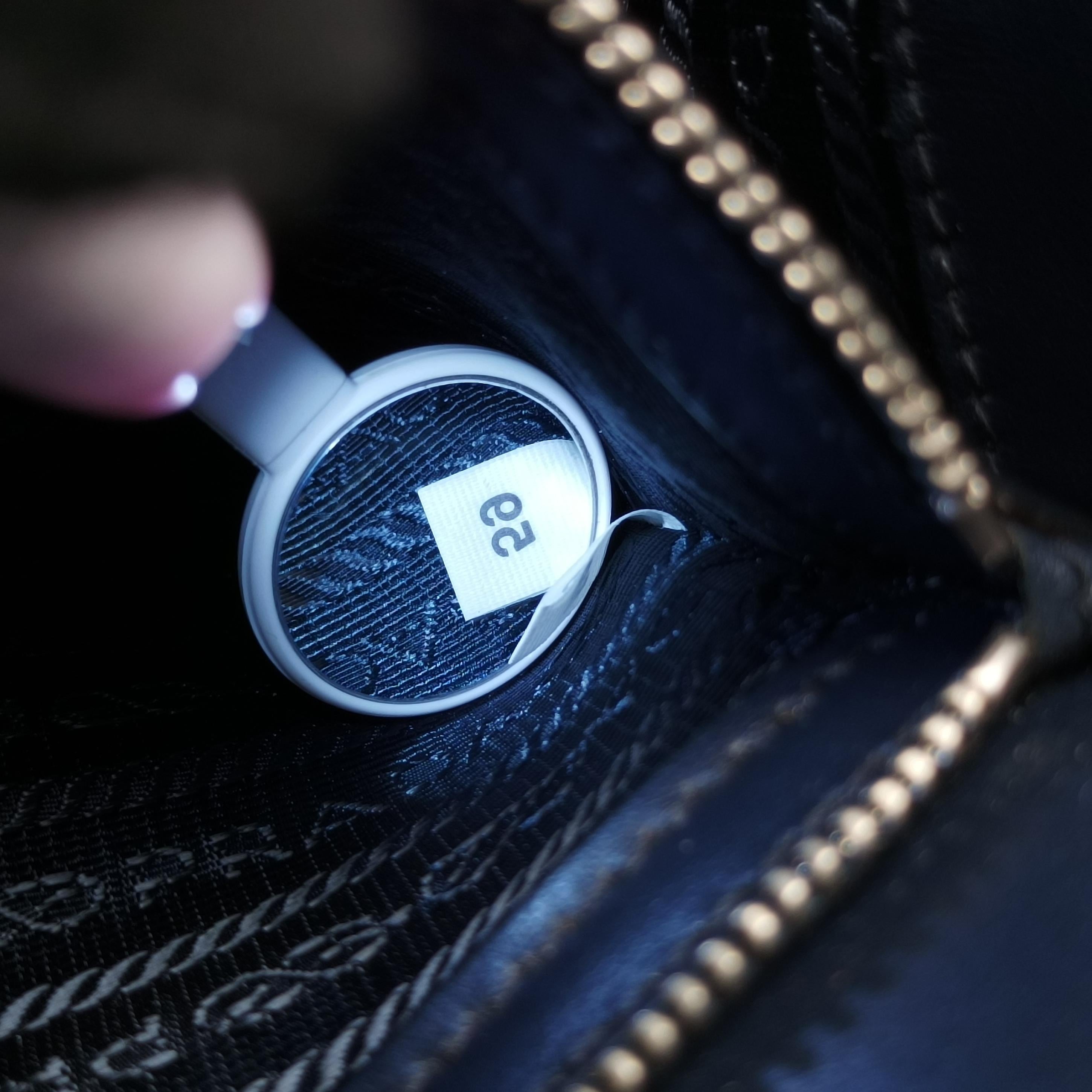 Monochrome navy SAFFIANO Leather 59モノクロ ネイビー サフィアーノレザー 59