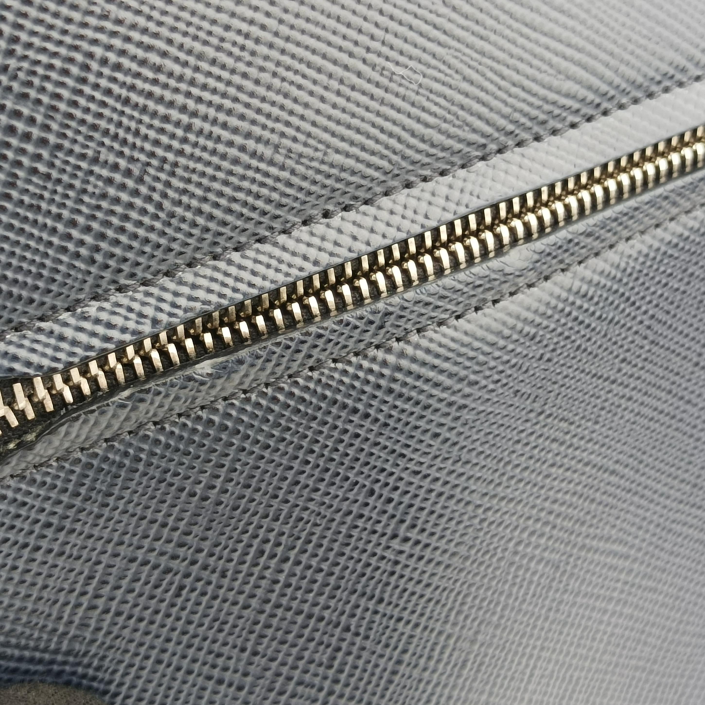 Monochrome navy SAFFIANO Leather 59モノクロ ネイビー サフィアーノレザー 59