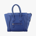 Luggage Micro shopper Blue Leather F-MM-1145 F-CT-1125ラゲージマイクロショッパー ブルー レザー F-MM-1145 F-CT-1125