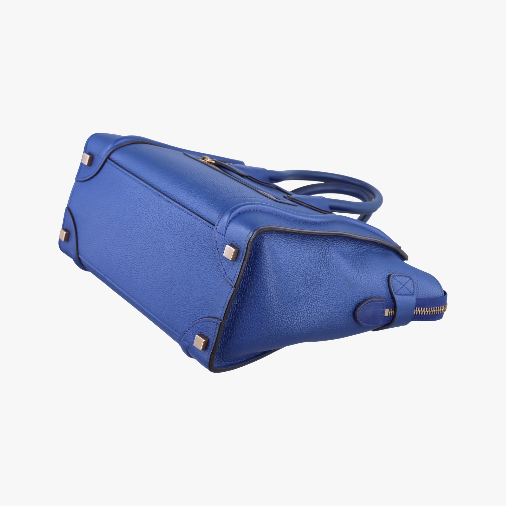 Luggage Micro shopper Blue Leather F-MM-1145 F-CT-1125ラゲージマイクロショッパー ブルー レザー F-MM-1145 F-CT-1125