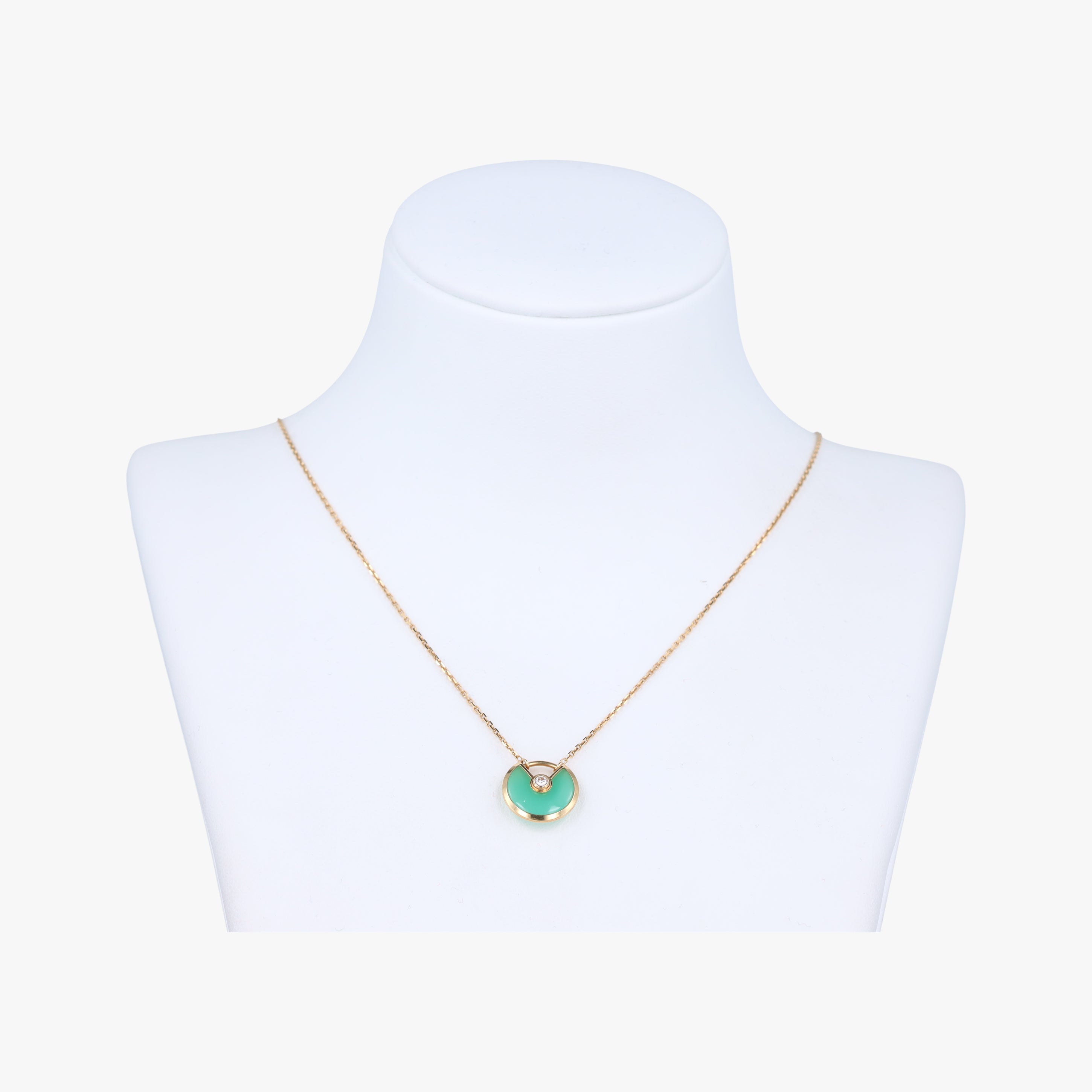 Amulette de Cartier Rose golden×Green AU750 B7224520 BZR244アミュレット ドゥ カルティエ ローズゴールド×グリーン AU750 B7224520 BZR244