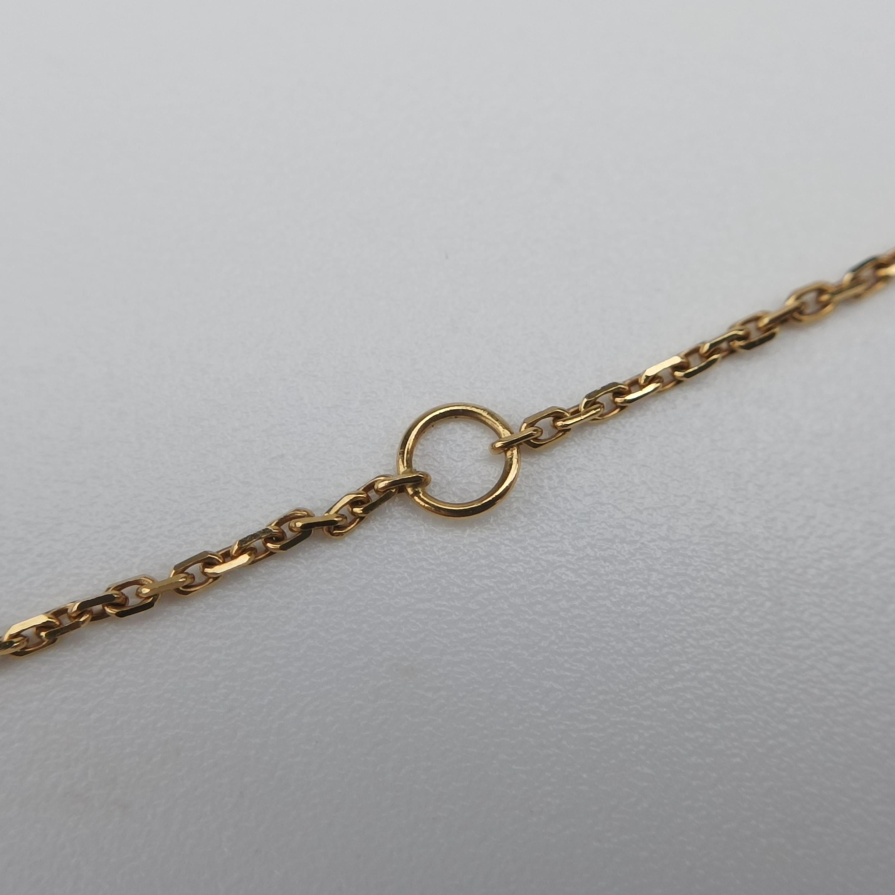 Amulette de Cartier Rose golden×Green AU750 B7224520 BZR244アミュレット ドゥ カルティエ ローズゴールド×グリーン AU750 B7224520 BZR244