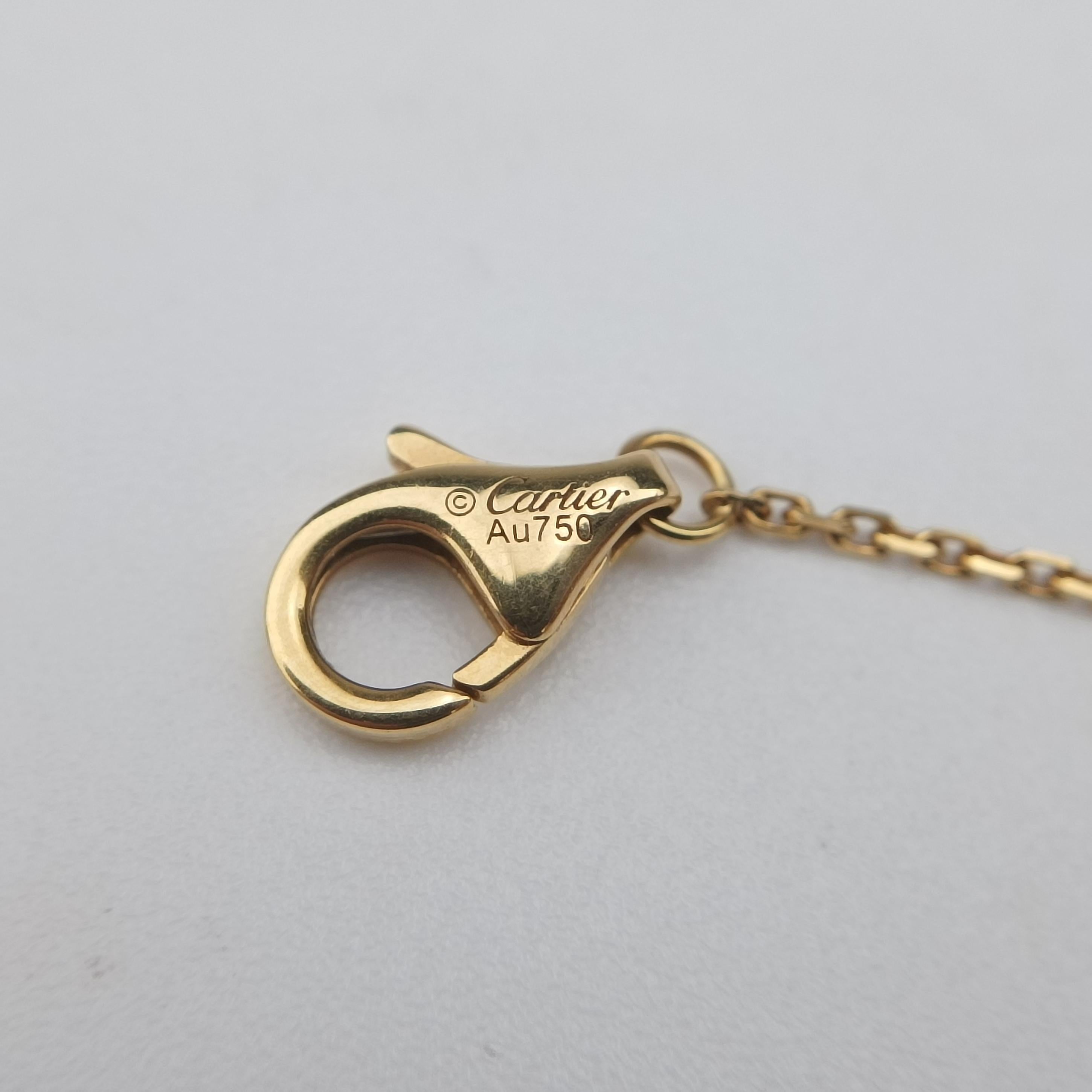 Amulette de Cartier Rose golden×Green AU750 B7224520 BZR244アミュレット ドゥ カルティエ ローズゴールド×グリーン AU750 B7224520 BZR244