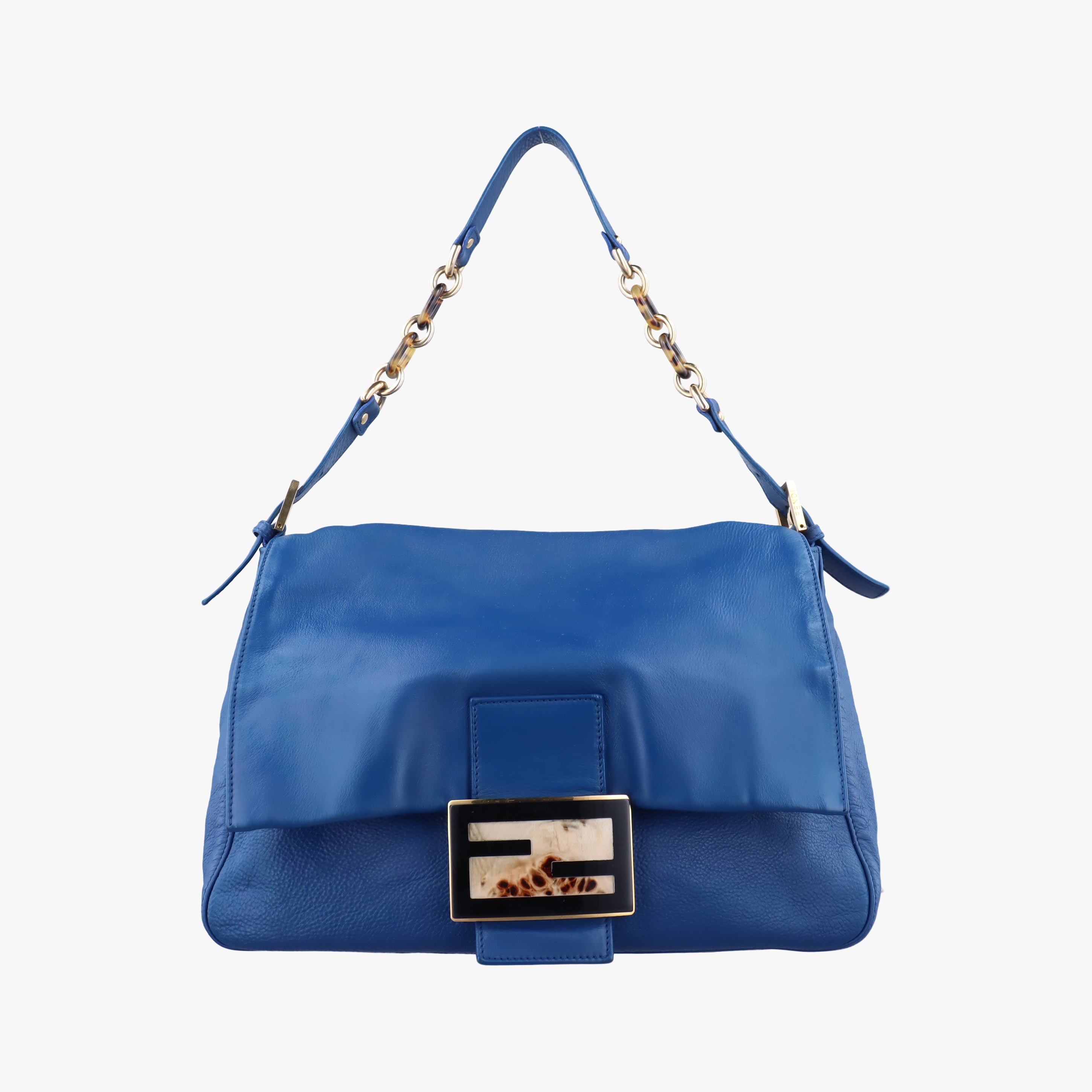 Big Mamma Forever Flap Blue leather 8BR638 8BR638-FB7 128-2354ビッグマンマバケット ブルー レザー 8BR638 8BR638-FB7 128-2354