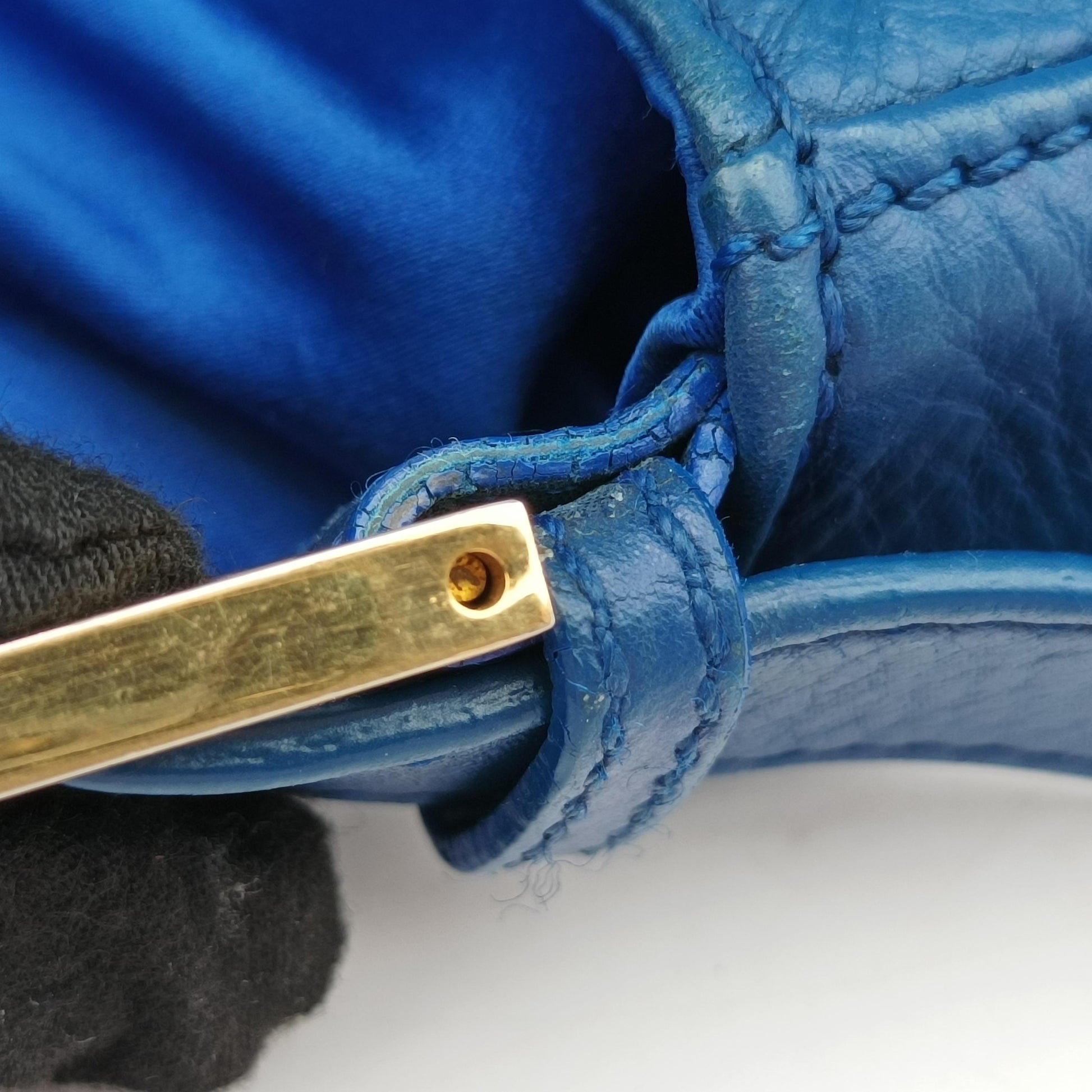 Big Mamma Forever Flap Blue leather 8BR638 8BR638-FB7 128-2354ビッグマンマバケット ブルー レザー 8BR638 8BR638-FB7 128-2354