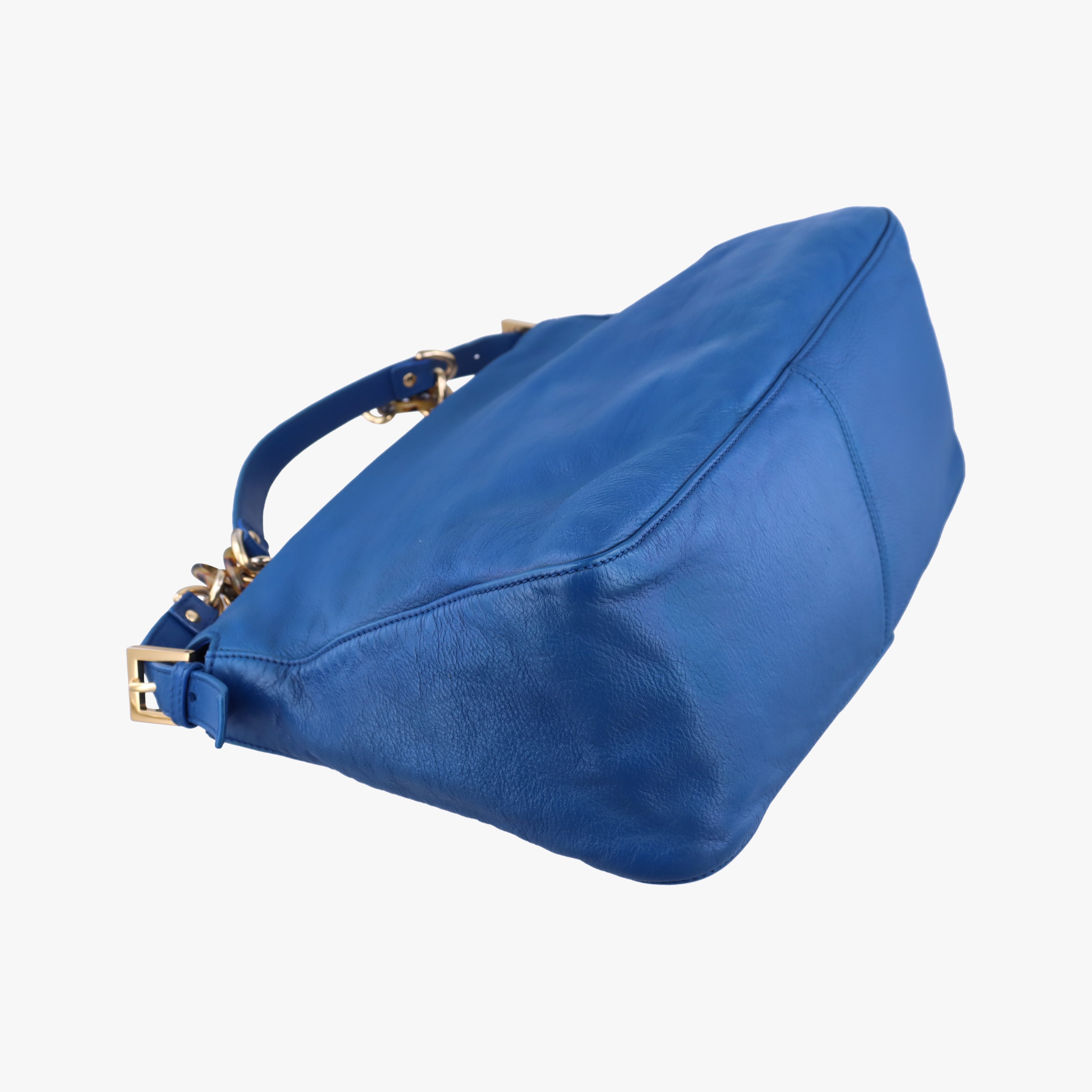 Big Mamma Forever Flap Blue leather 8BR638 8BR638-FB7 128-2354ビッグマンマバケット ブルー レザー 8BR638 8BR638-FB7 128-2354