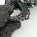 Horsebit Hobo Black Fabric×leather 114890 ホースビットホーボー ブラック ファブリック×レザー 114890 