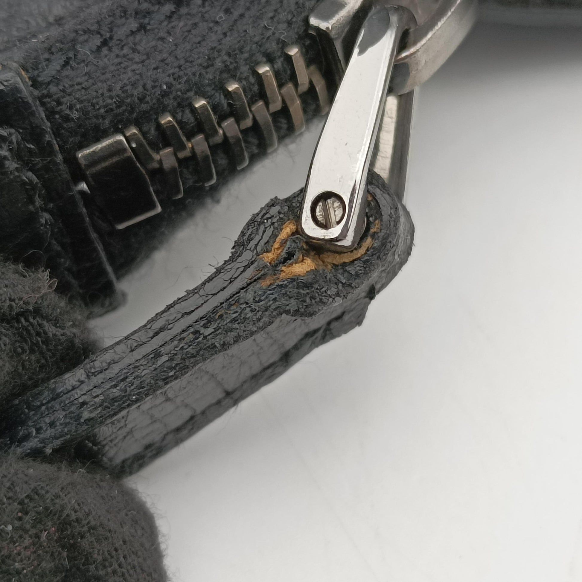 Horsebit Hobo Black Fabric×leather 114890 ホースビットホーボー ブラック ファブリック×レザー 114890 