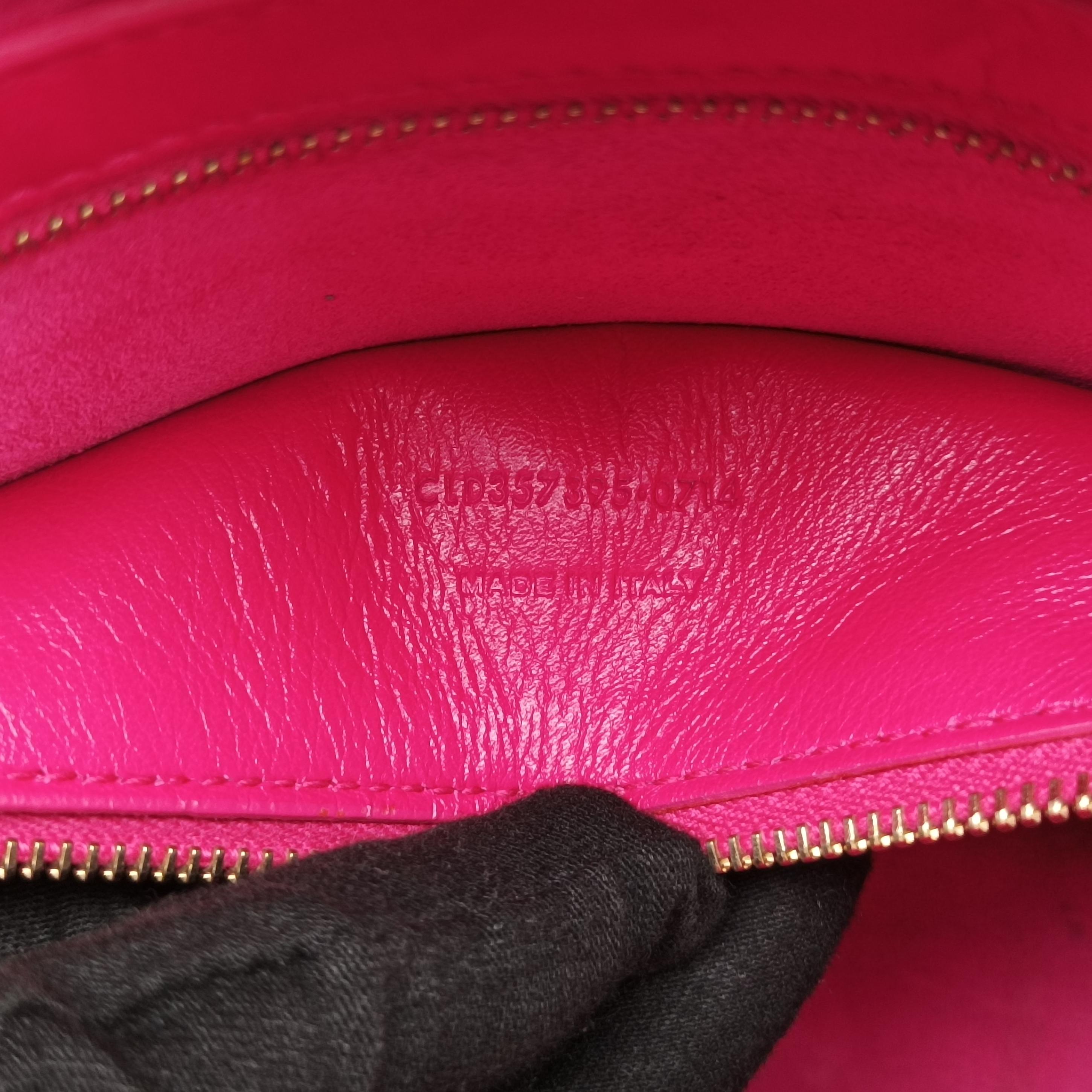 baby Cabas Rose Leather 357395 CLD357395.0714ベイビーカバス ローズ レッド レザー 357395 CLD357395.0714