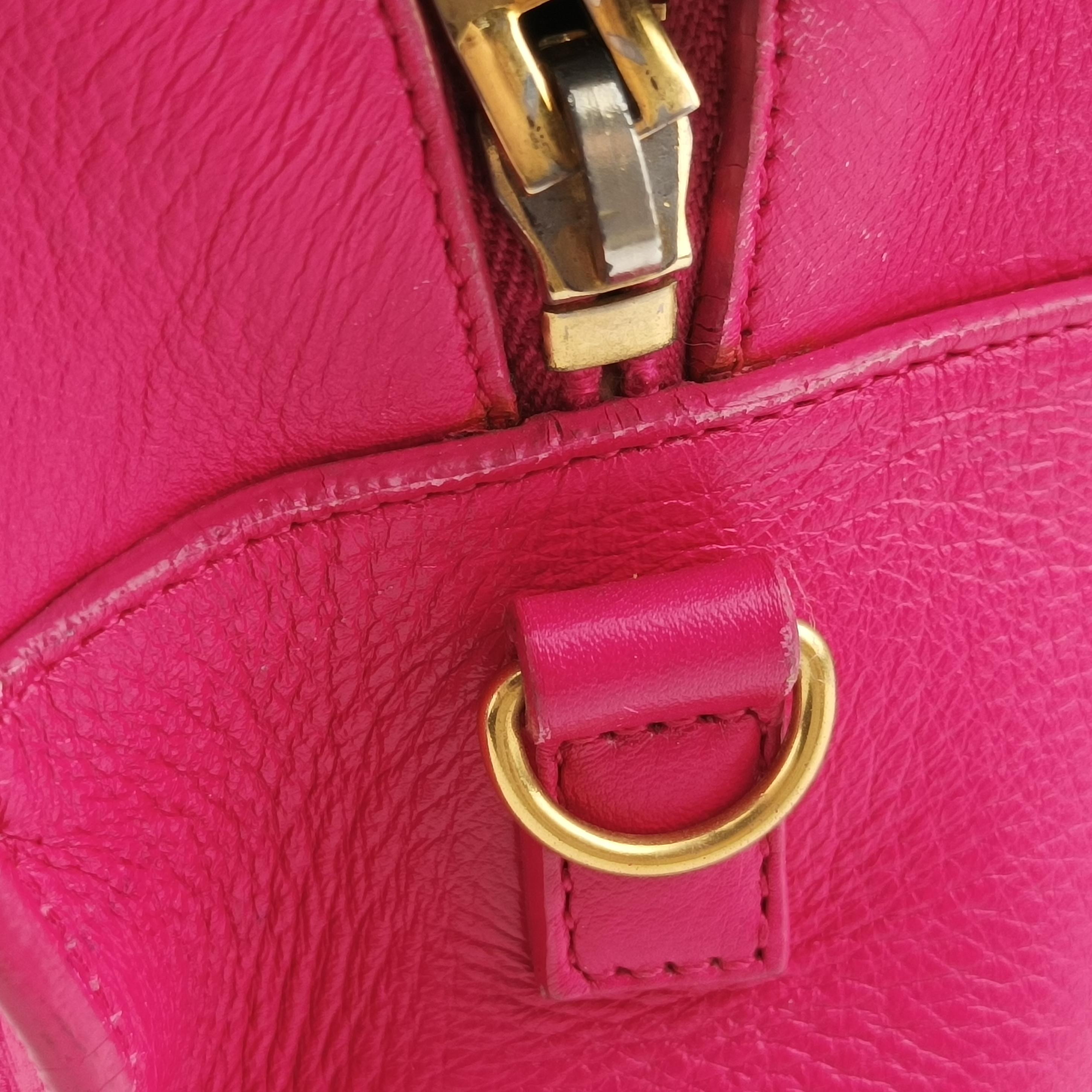 baby Cabas Rose Leather 357395 CLD357395.0714ベイビーカバス ローズ レッド レザー 357395 CLD357395.0714