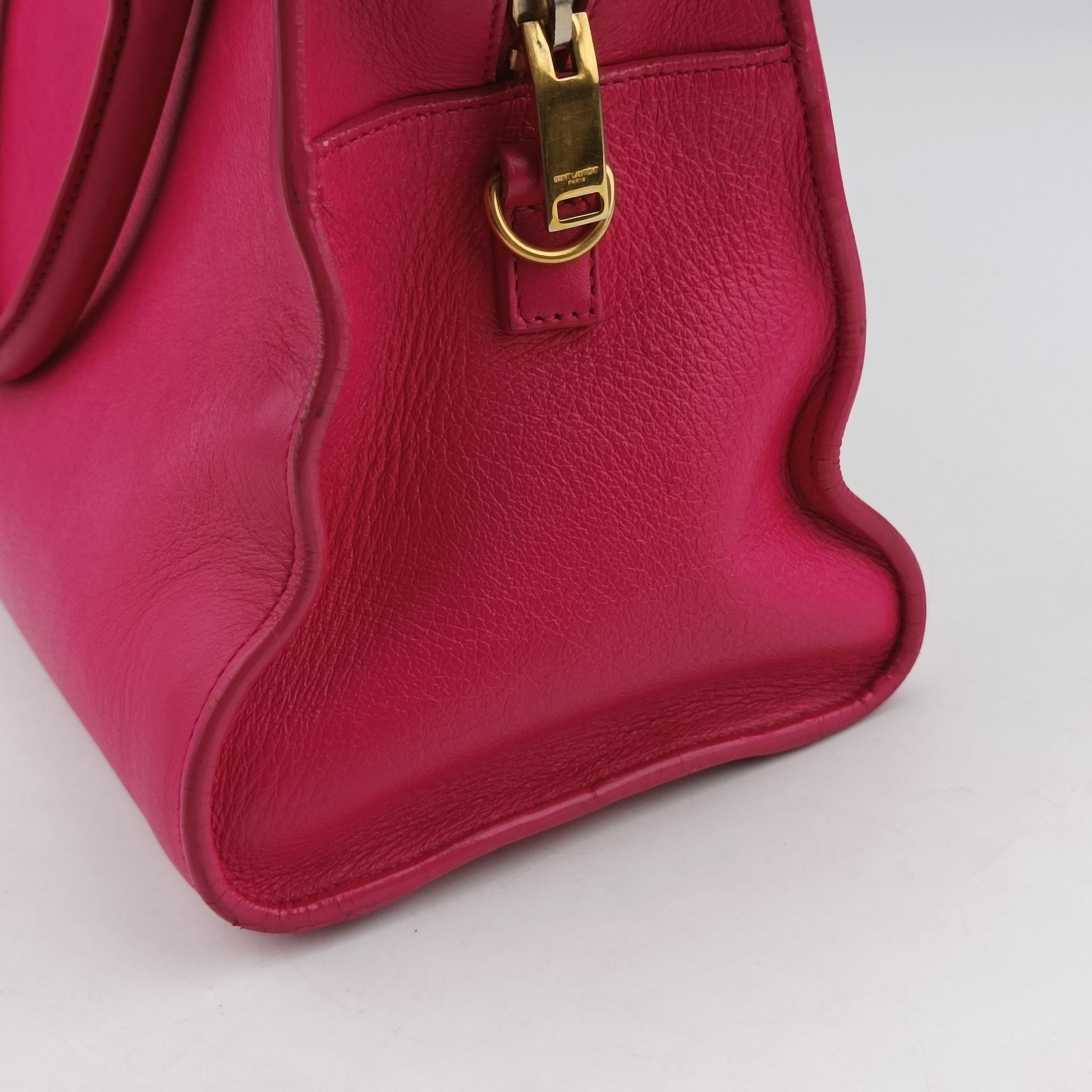 baby Cabas Rose Leather 357395 CLD357395.0714ベイビーカバス ローズ レッド レザー 357395 CLD357395.0714