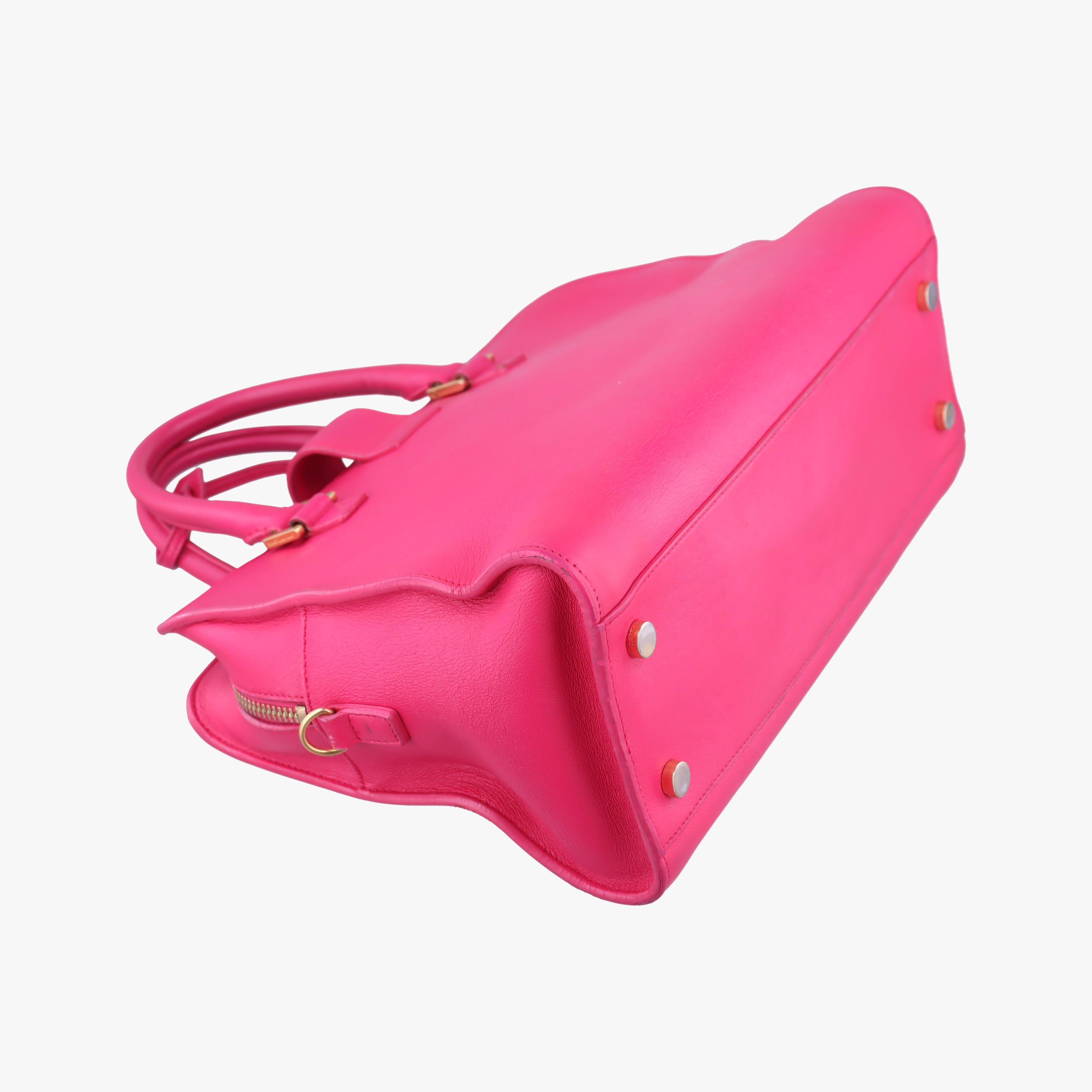 baby Cabas Rose Leather 357395 CLD357395.0714ベイビーカバス ローズ レッド レザー 357395 CLD357395.0714