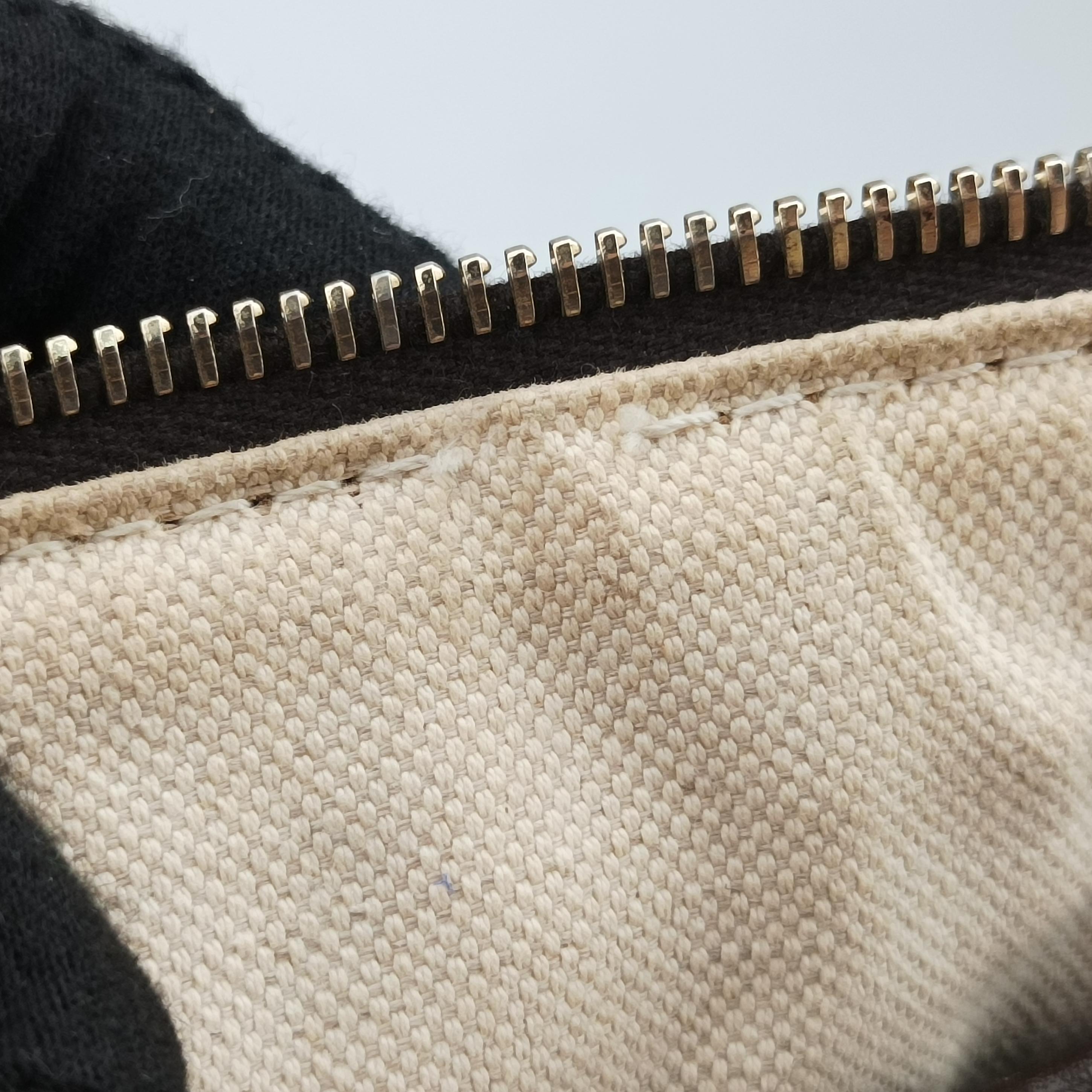 Sherry Line Beige×green×red canvas×leather 247205 C017070005シェリーライン ベージュ×グリーン×レッド キャンバス×レザー 247205 C017070005