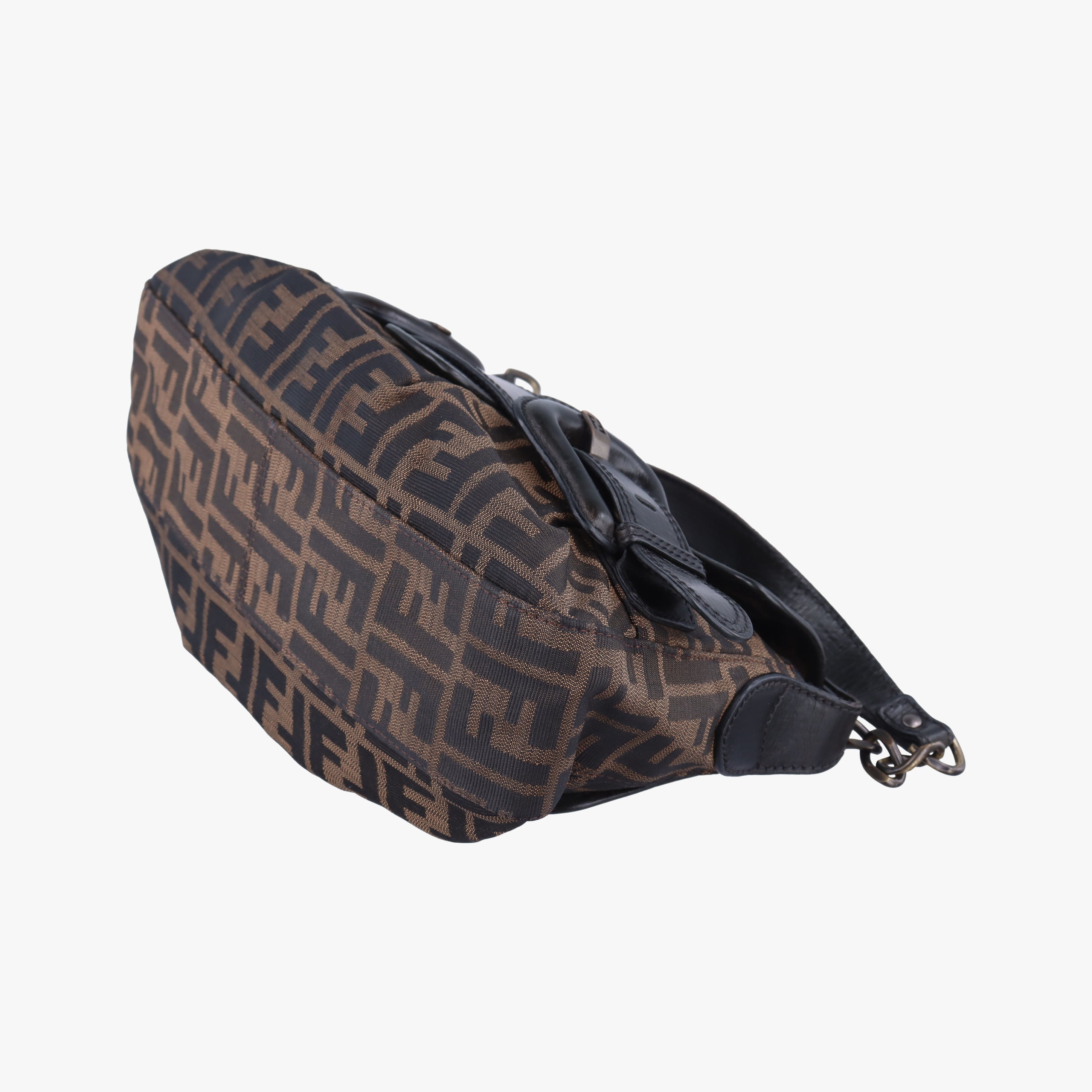 Fendi Zucca Brown canvas×leather 8BS551 2370-8BS551-MTG-069フェンディ ズッカ ブラウン キャンバス×レザー 8BS551 2370-8BS551-MTG-069