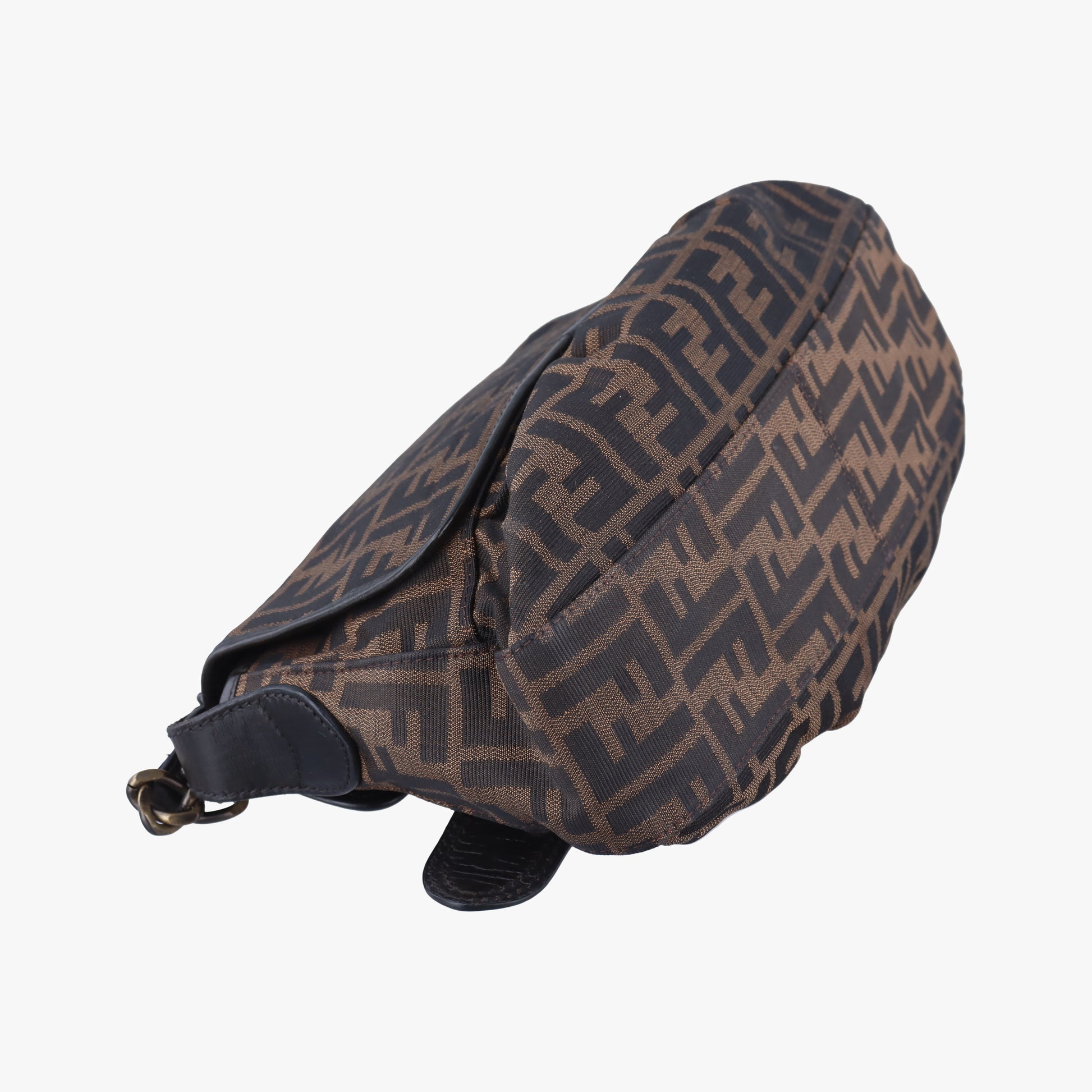 Fendi Zucca Brown canvas×leather 8BS551 2370-8BS551-MTG-069フェンディ ズッカ ブラウン キャンバス×レザー 8BS551 2370-8BS551-MTG-069