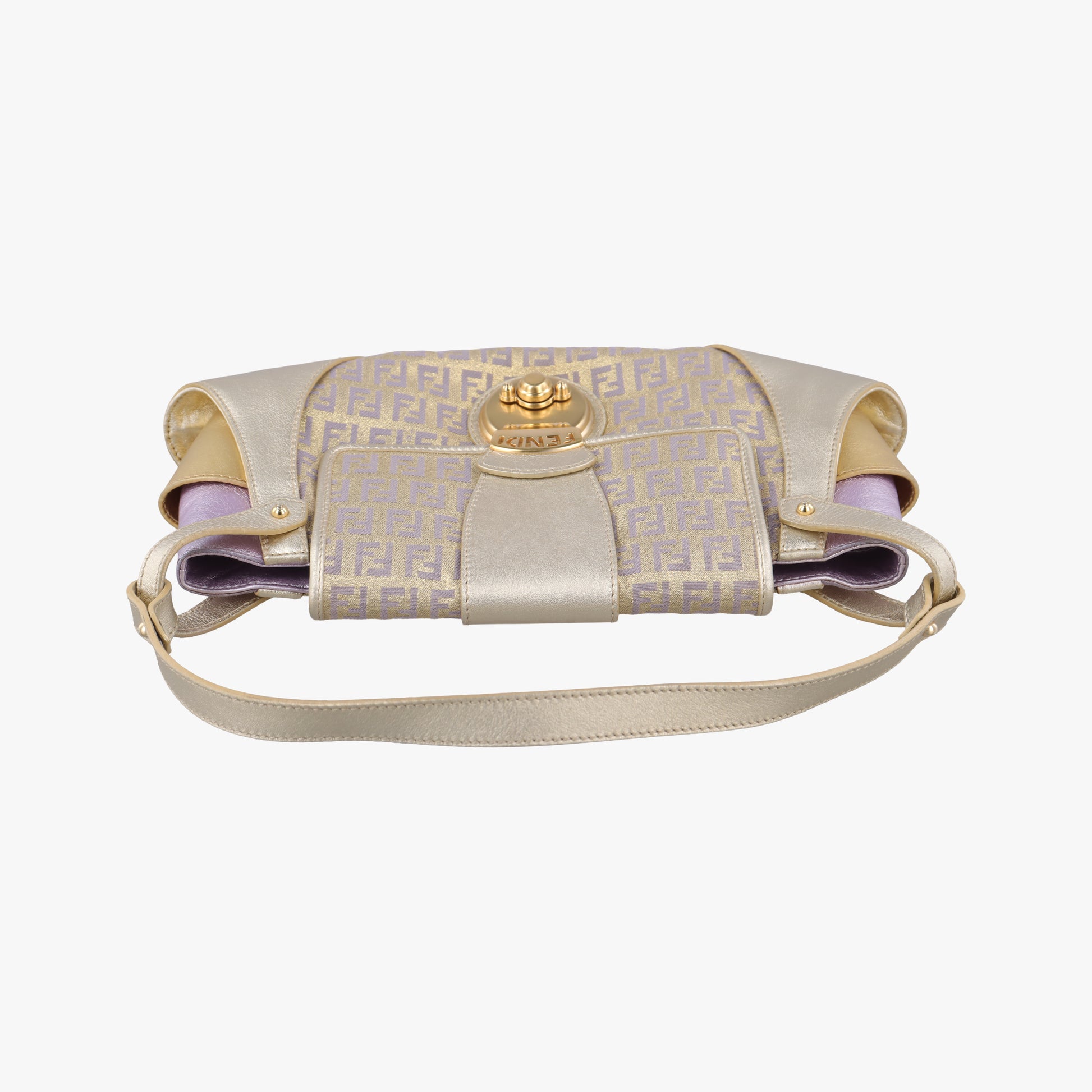 Zucchino turn lock golden×Multicolour canvas×leather 8BR492 2370-8BR492-MXK-058ズッキーノ ターンロック ゴールド×マルチカラー キャンバス×レザー 8BR492 2370-8BR492-MXK-058