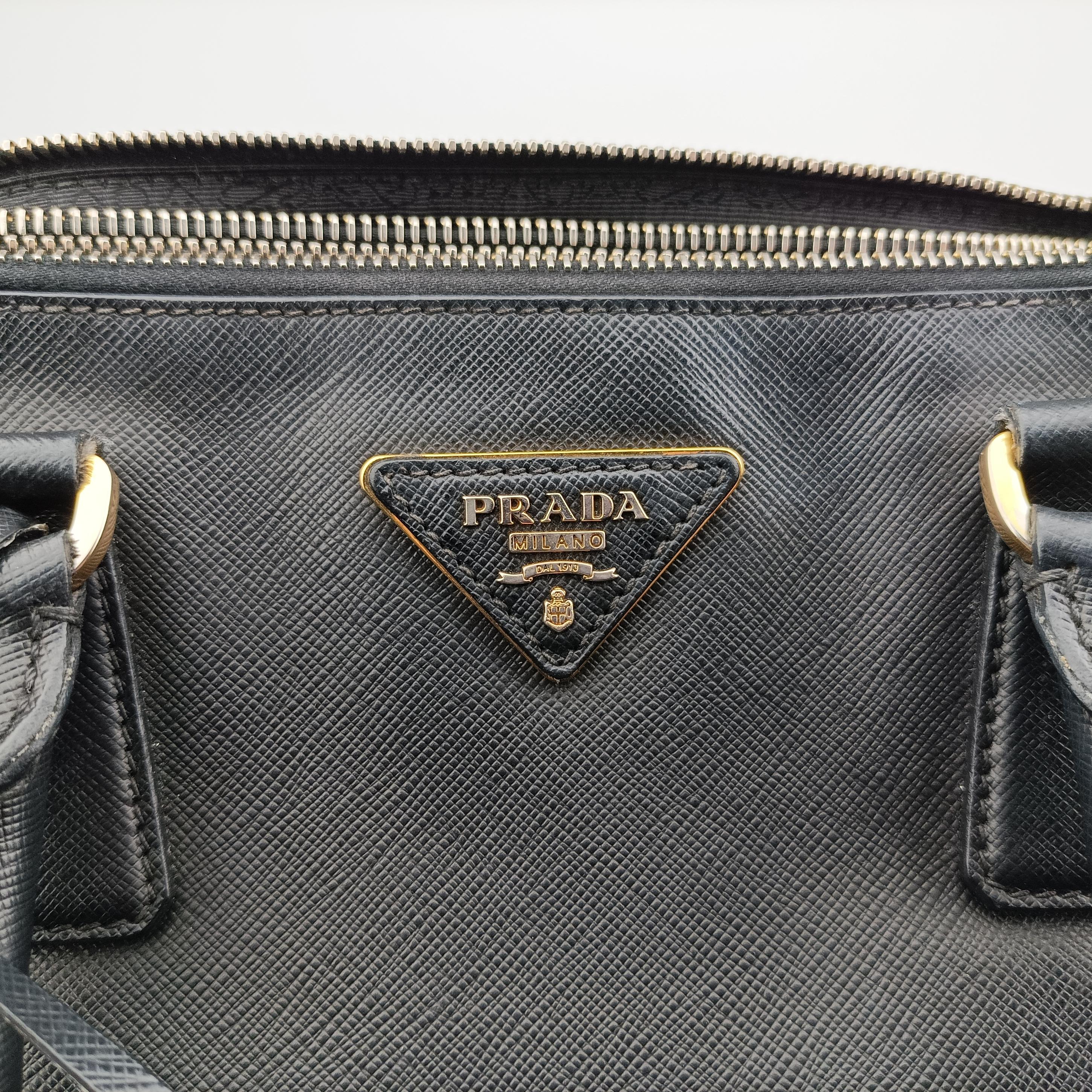 Galleria Black SAFFIANO Leather 1BA274 117ガレリア ブラック サフィアーノレザー 1BA274 117