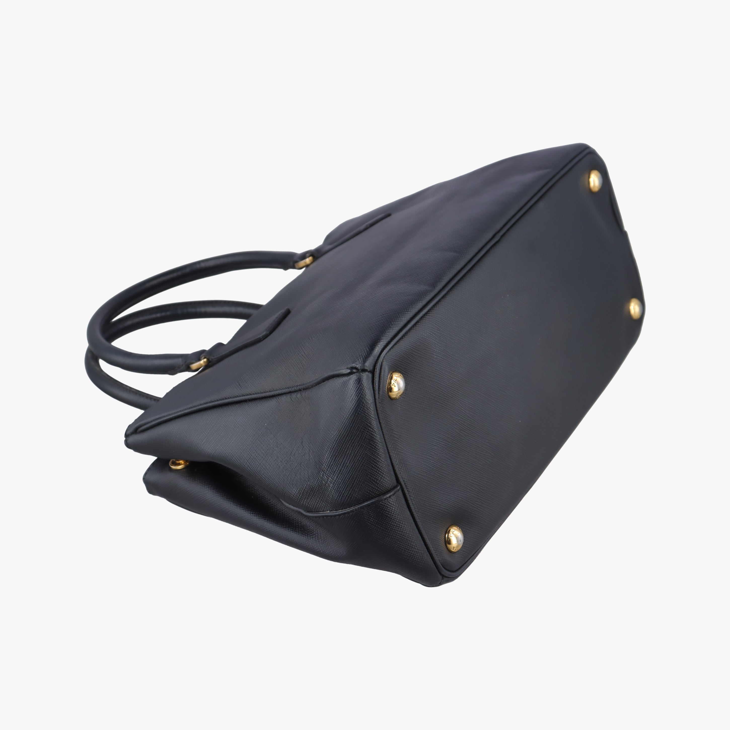 Galleria Black SAFFIANO Leather 1BA274 117ガレリア ブラック サフィアーノレザー 1BA274 117