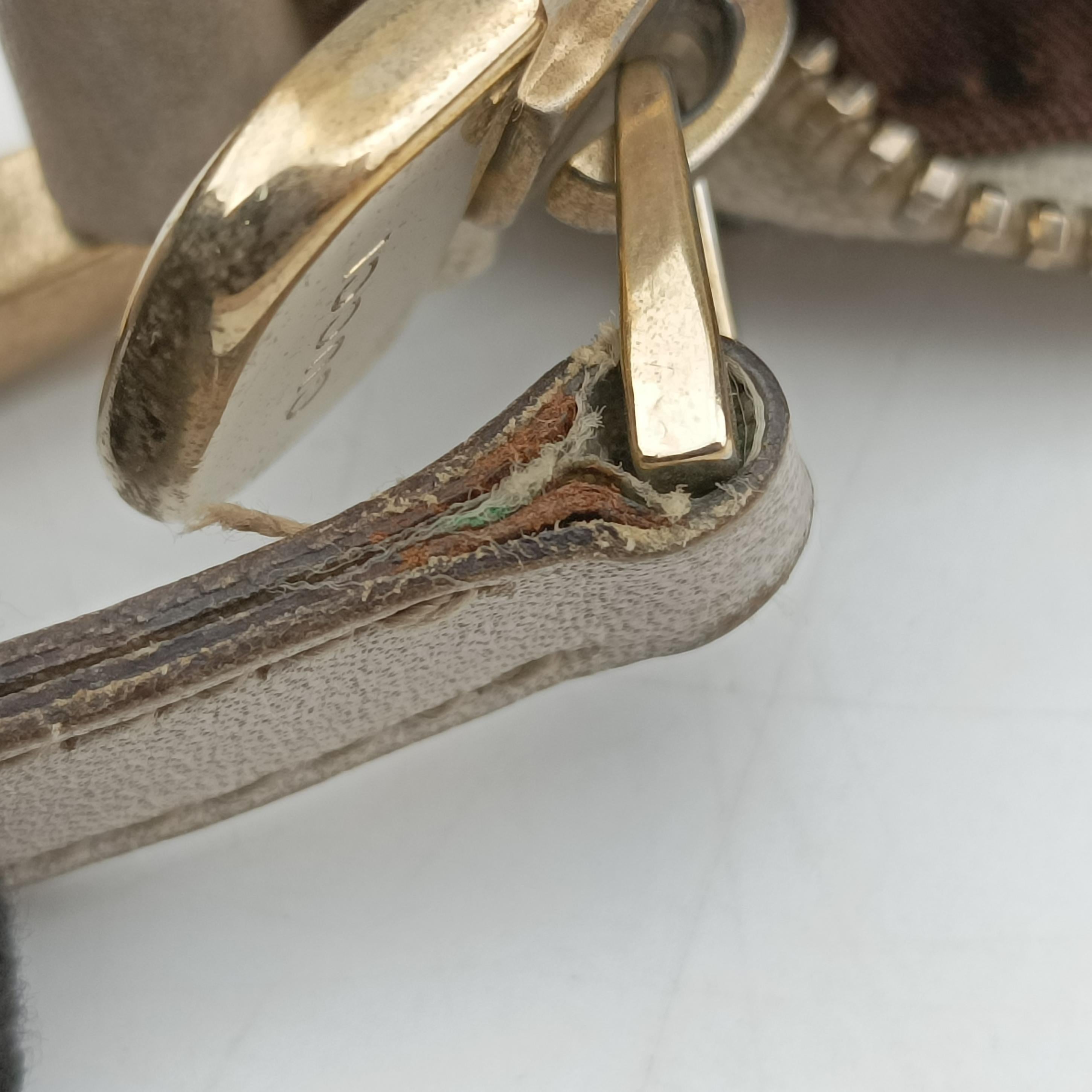 Abbey line Brown Canvas 203257 H6176741アビーライン ブラウン キャンバス 203257 H6176741