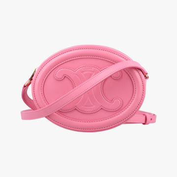 Oval Purse Cuir Triomphe Pink Leather W-BB-3291オーバルパース キュイル トリオンフ ピンク レザー W-BB-3291
