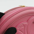 Oval Purse Cuir Triomphe Pink Leather W-BB-3291オーバルパース キュイル トリオンフ ピンク レザー W-BB-3291