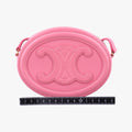 Oval Purse Cuir Triomphe Pink Leather W-BB-3291オーバルパース キュイル トリオンフ ピンク レザー W-BB-3291