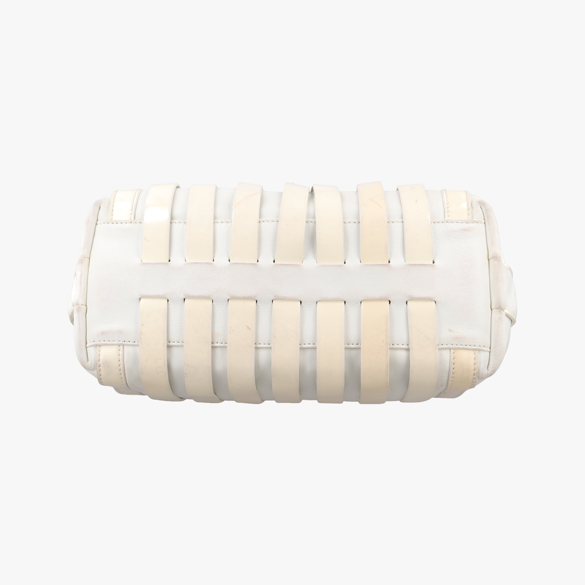 hobo White Leather x Patent ホーボー ホワイト レザー×パテント 