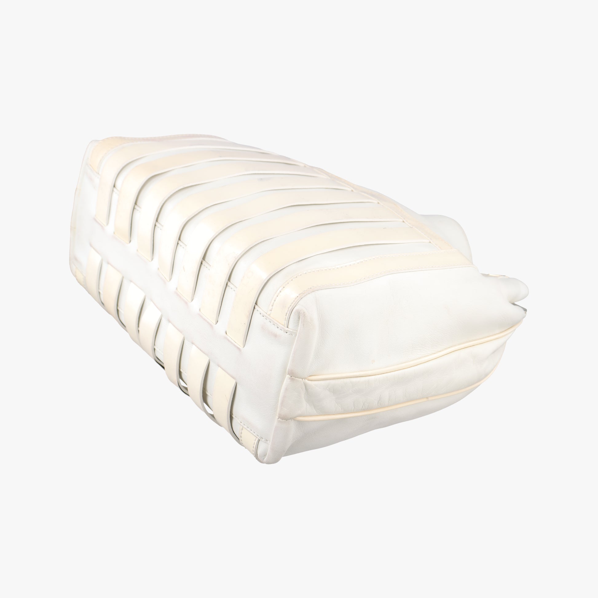 hobo White Leather x Patent ホーボー ホワイト レザー×パテント 