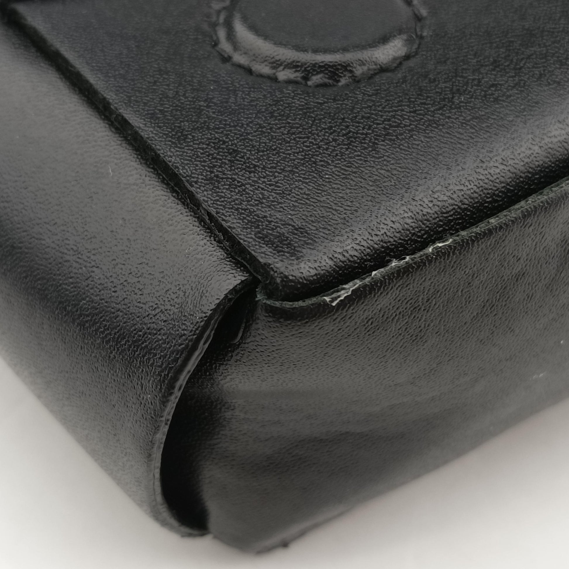 cassette Black lambskin IC Chipカセット ブラック ラムスキン ICチップ