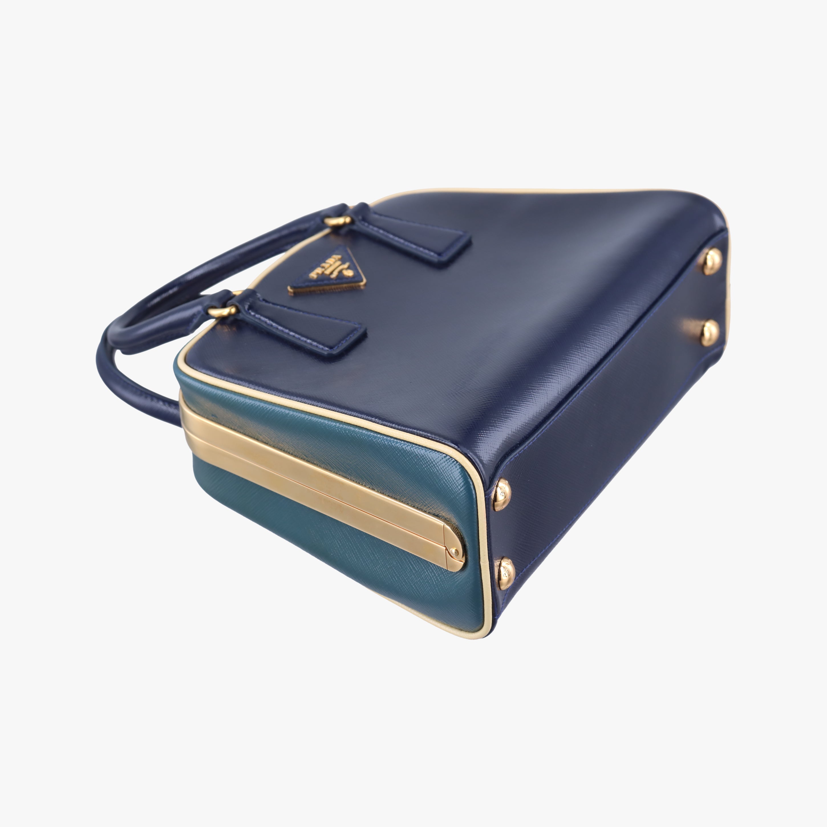 Pyramid Navy×Green Patent 180ピラミッド ネイビー×グリーン パテント 180