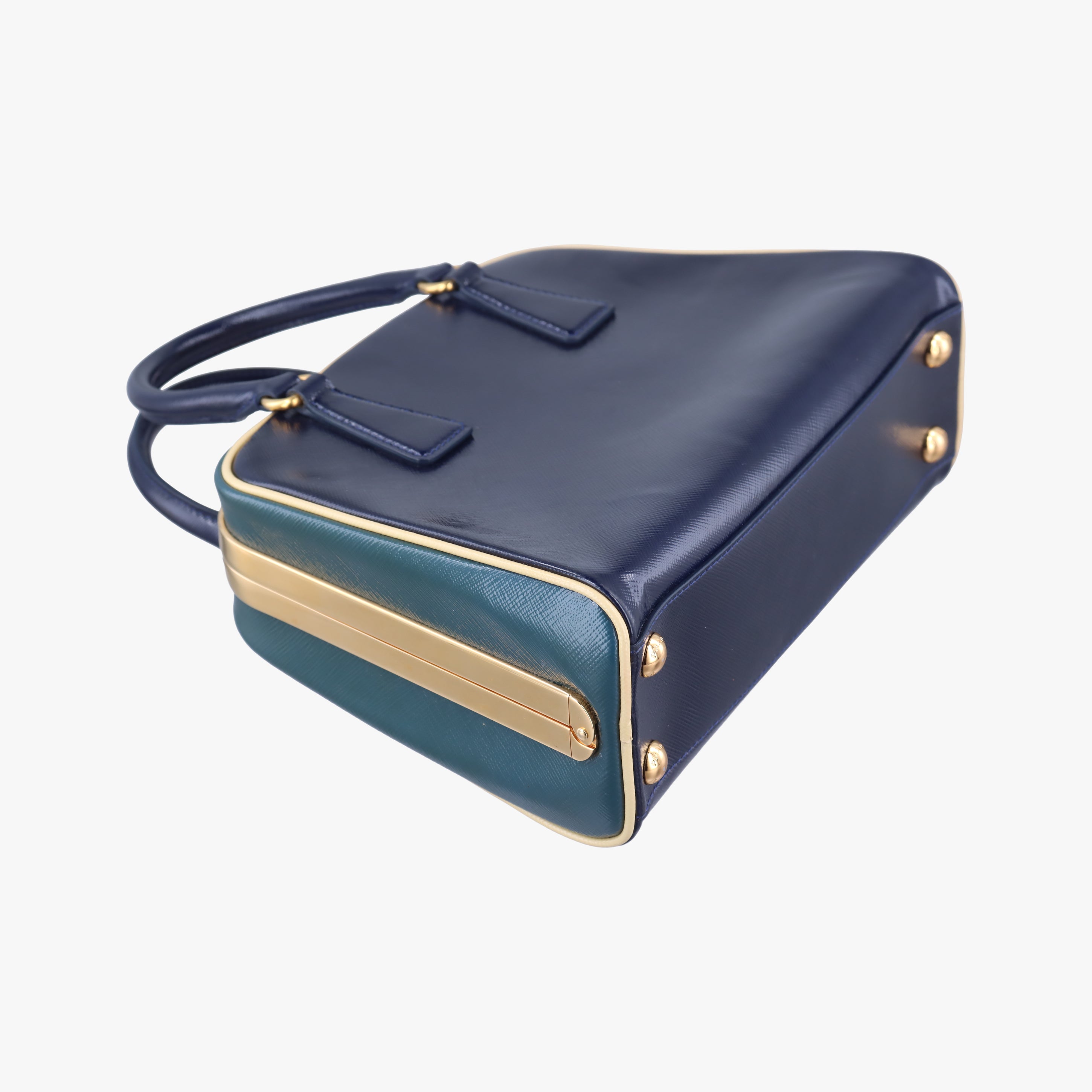 Pyramid Navy×Green Patent 180ピラミッド ネイビー×グリーン パテント 180