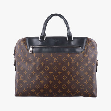 Monogram Macassar Port Document Jour Brown×Black Monogram coated canvas M54019 MB4185モノグラムマカサー ポルトドキュマンジュール モノグラム/ブラウン系×ブラック モノグラムコーティングキャンバス M54019 MB4185