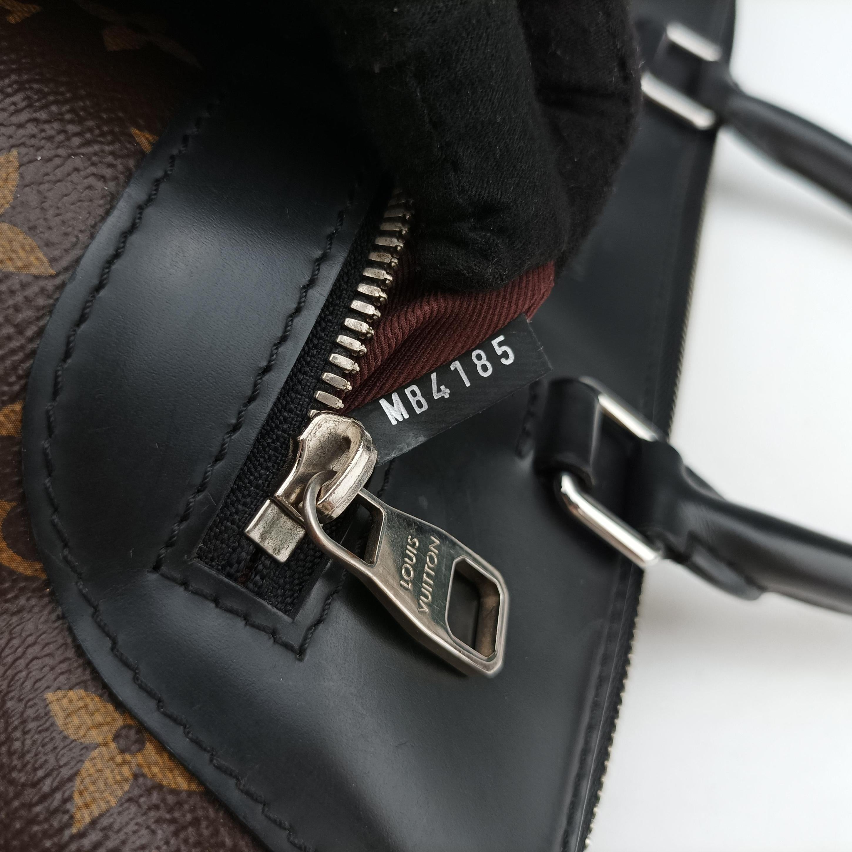 Monogram Macassar Port Document Jour Brown×Black Monogram coated canvas M54019 MB4185モノグラムマカサー ポルトドキュマンジュール モノグラム/ブラウン系×ブラック モノグラムコーティングキャンバス M54019 MB4185