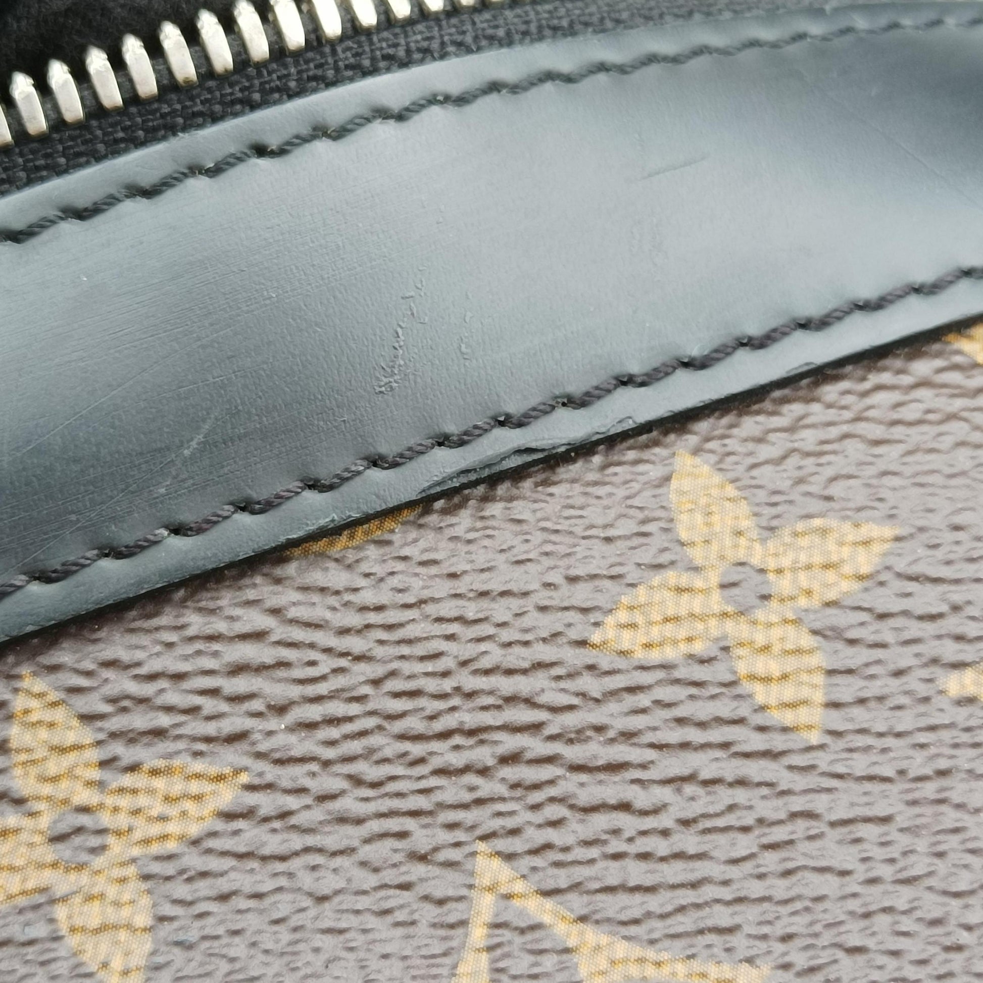 Monogram Macassar Port Document Jour Brown×Black Monogram coated canvas M54019 MB4185モノグラムマカサー ポルトドキュマンジュール モノグラム/ブラウン系×ブラック モノグラムコーティングキャンバス M54019 MB4185