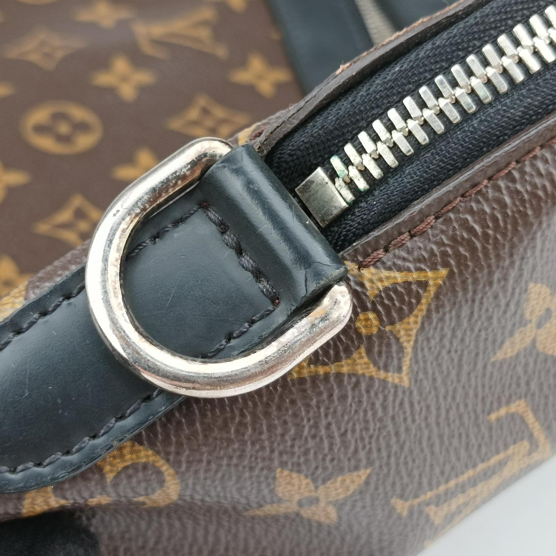 Monogram Macassar Port Document Jour Brown×Black Monogram coated canvas M54019 MB4185モノグラムマカサー ポルトドキュマンジュール モノグラム/ブラウン系×ブラック モノグラムコーティングキャンバス M54019 MB4185