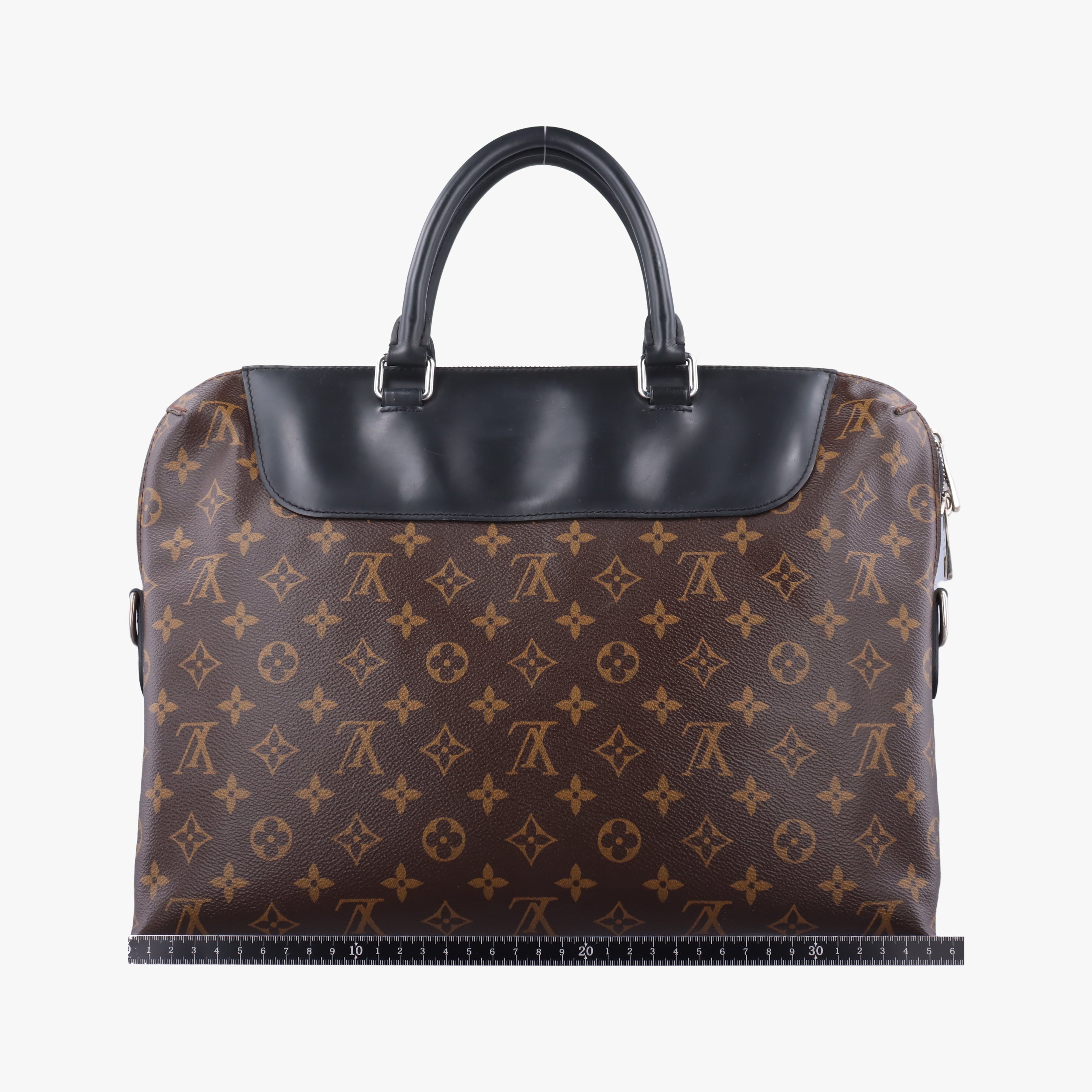 Monogram Macassar Port Document Jour Brown×Black Monogram coated canvas M54019 MB4185モノグラムマカサー ポルトドキュマンジュール モノグラム/ブラウン系×ブラック モノグラムコーティングキャンバス M54019 MB4185