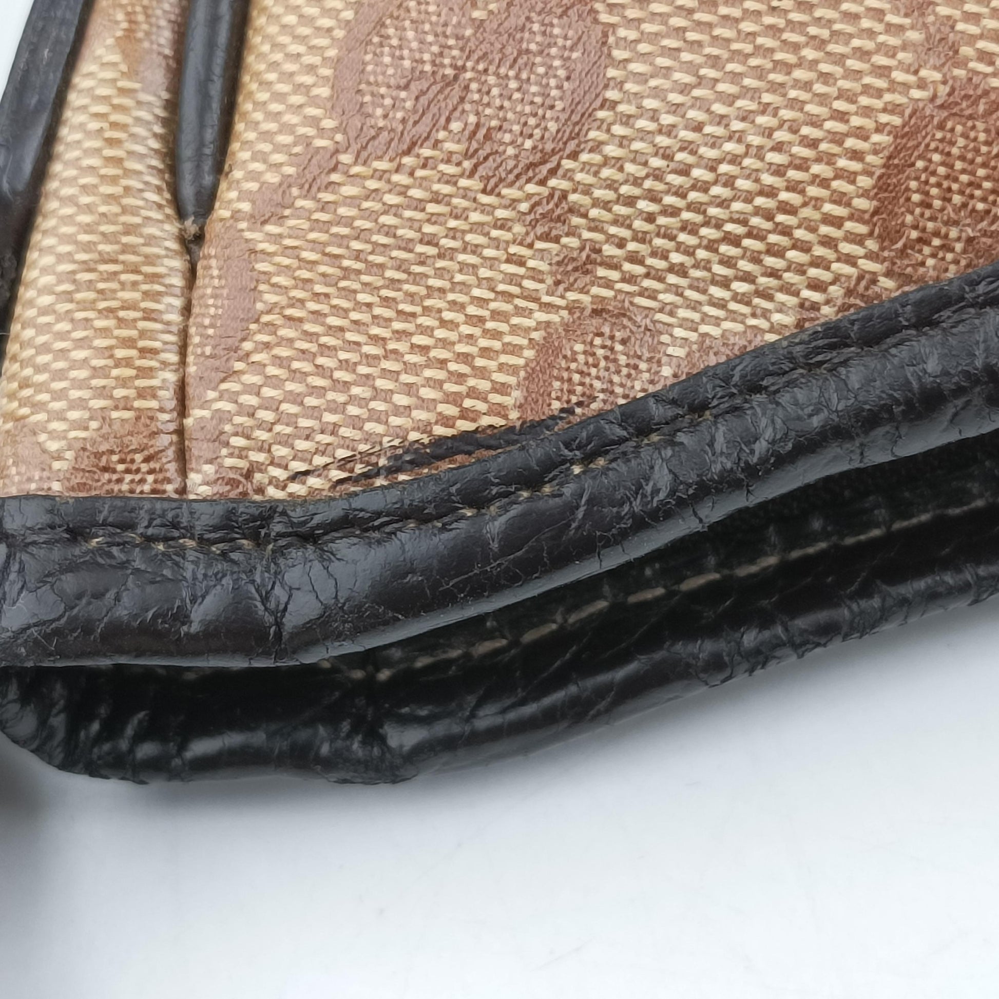 GG Crystal Abbey Hobo Brown PVC coated canvas 268636 C015314764ジージークリスタルアビーホーボー ブラウン PVCコーティングキャンバス 268636 C015314764