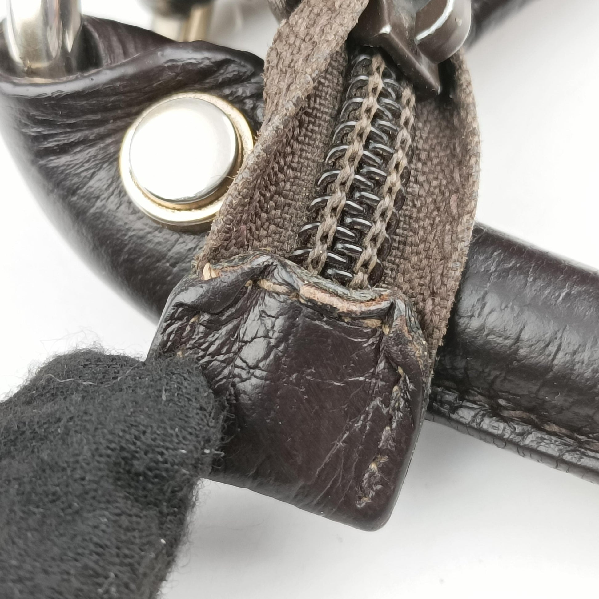 GG Crystal Abbey Hobo Brown PVC coated canvas 268636 C015314764ジージークリスタルアビーホーボー ブラウン PVCコーティングキャンバス 268636 C015314764