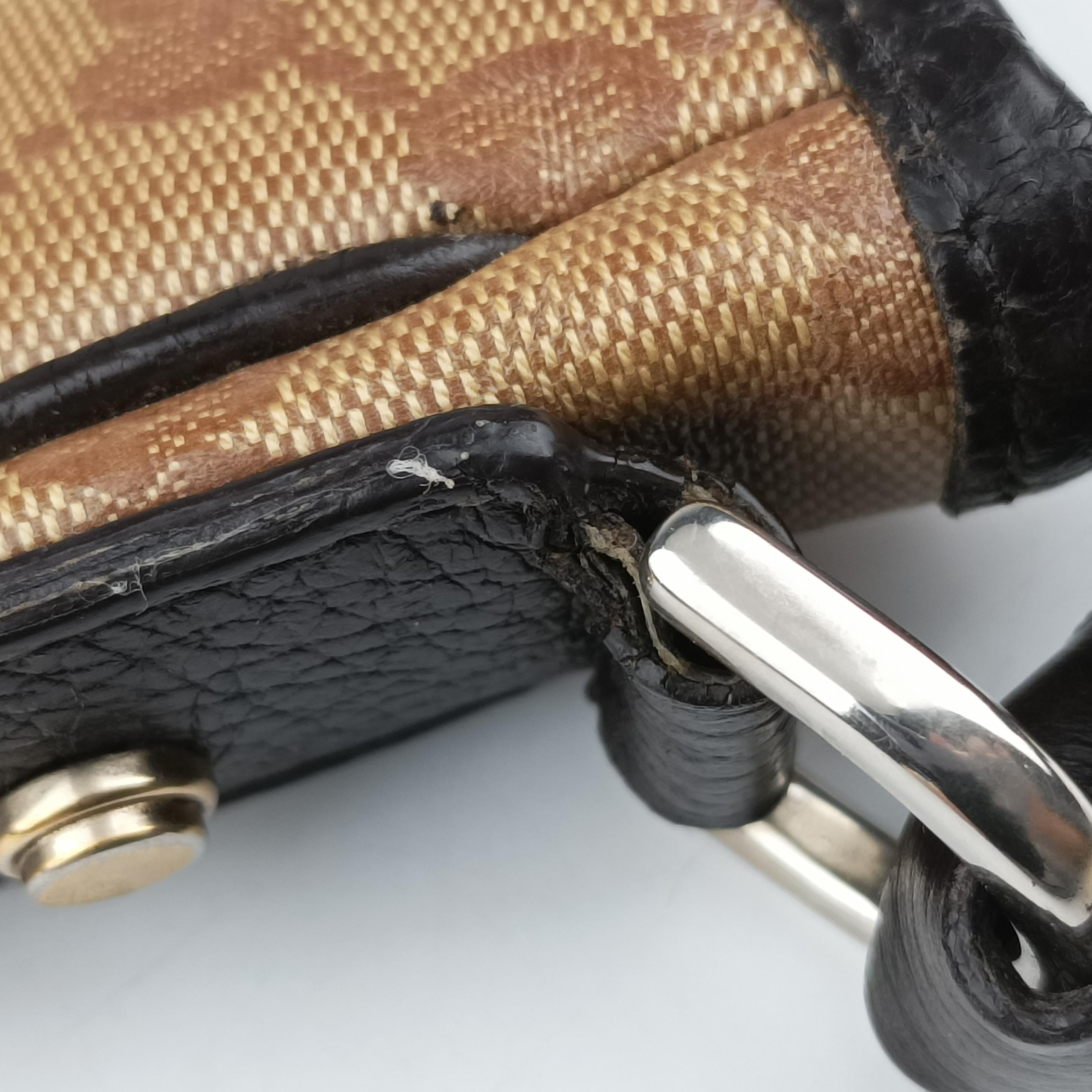 GG Crystal Abbey Hobo Brown PVC coated canvas 268636 C015314764ジージークリスタルアビーホーボー ブラウン PVCコーティングキャンバス 268636 C015314764