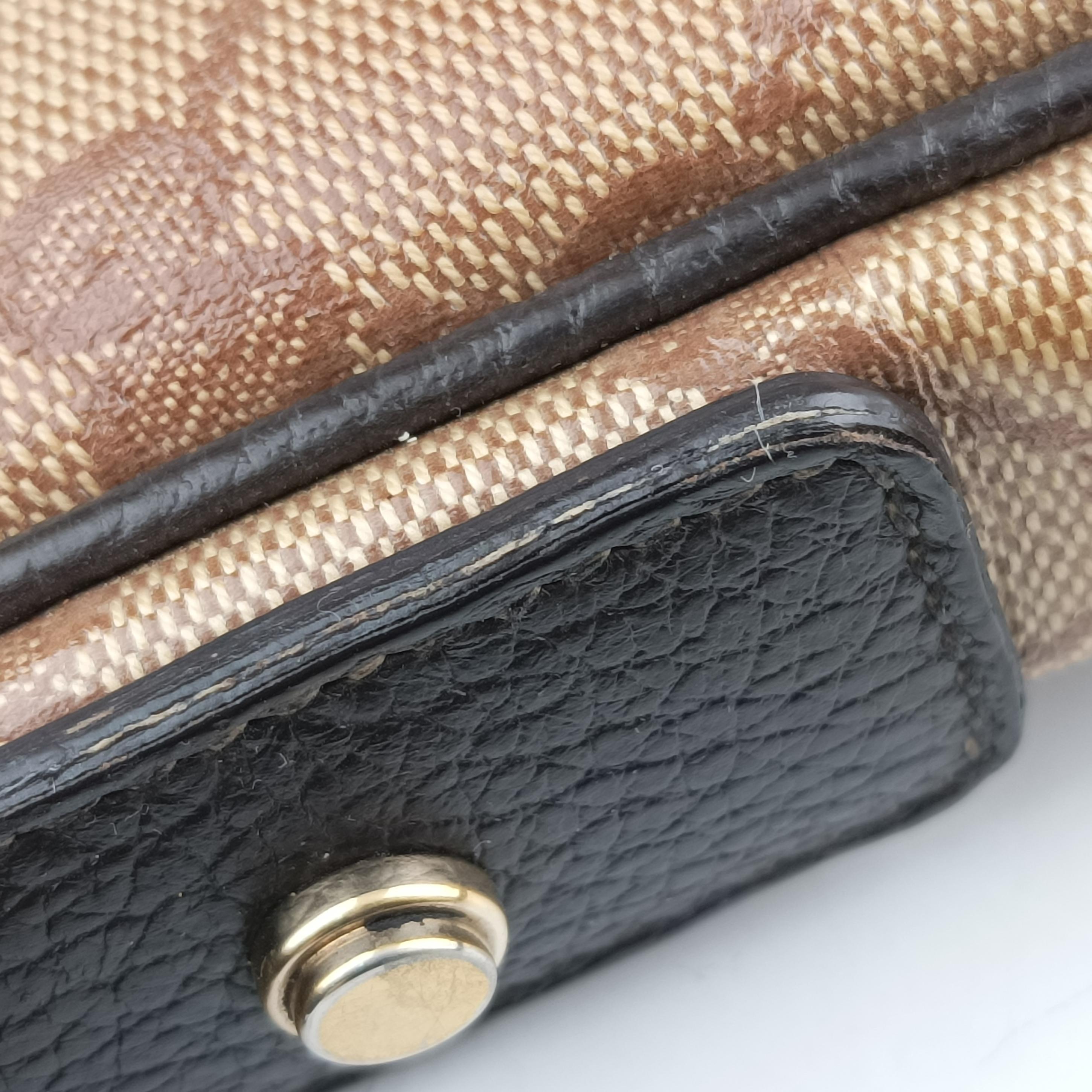 GG Crystal Abbey Hobo Brown PVC coated canvas 268636 C015314764ジージークリスタルアビーホーボー ブラウン PVCコーティングキャンバス 268636 C015314764