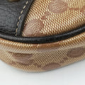 GG Crystal Abbey Hobo Brown PVC coated canvas 268636 C015314764ジージークリスタルアビーホーボー ブラウン PVCコーティングキャンバス 268636 C015314764