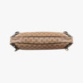 GG Crystal Abbey Hobo Brown PVC coated canvas 268636 C015314764ジージークリスタルアビーホーボー ブラウン PVCコーティングキャンバス 268636 C015314764