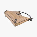 GG Crystal Abbey Hobo Brown PVC coated canvas 268636 C015314764ジージークリスタルアビーホーボー ブラウン PVCコーティングキャンバス 268636 C015314764