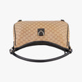 GG Crystal Abbey Hobo Brown PVC coated canvas 268636 C015314764ジージークリスタルアビーホーボー ブラウン PVCコーティングキャンバス 268636 C015314764