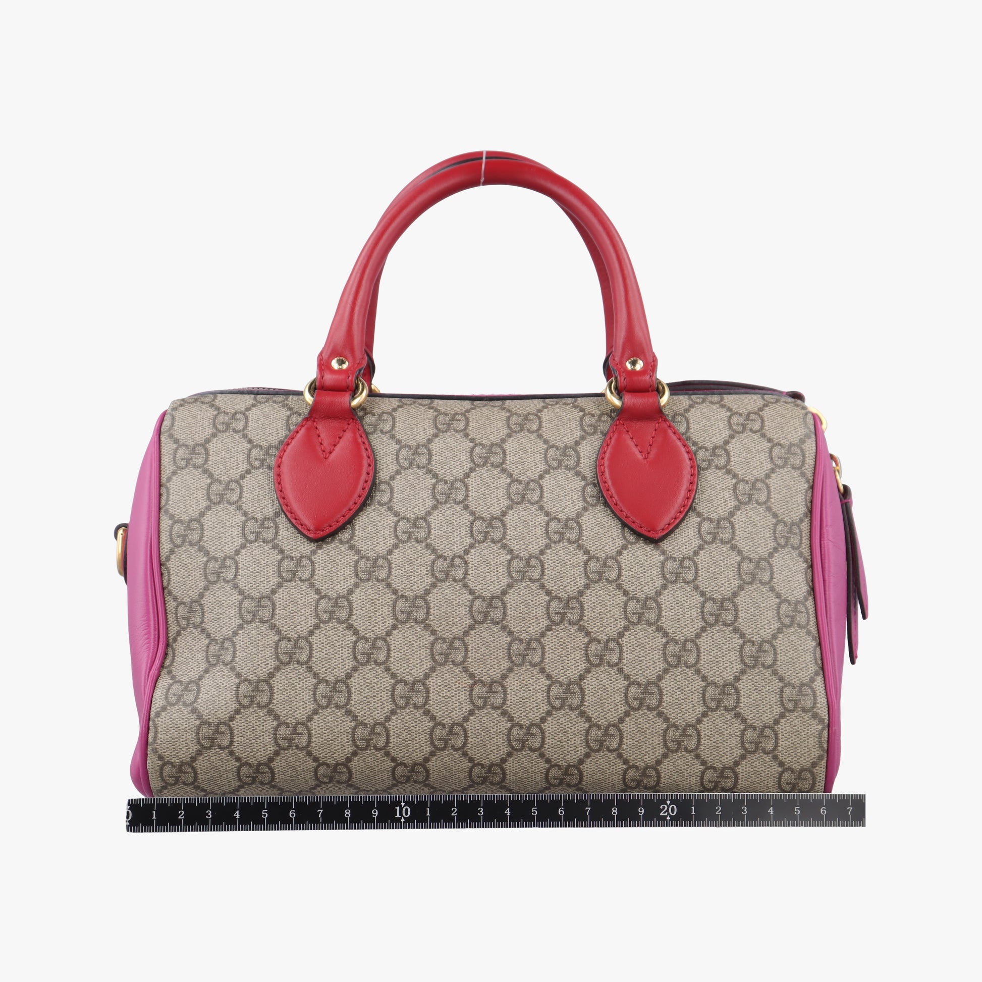 GG SUPREME beige×red×pink PVC coated canvas 409529 H019476764GGスプリーム ベージュ×レッド×ピンク PVCコーティングキャンバス 409529 H019476764